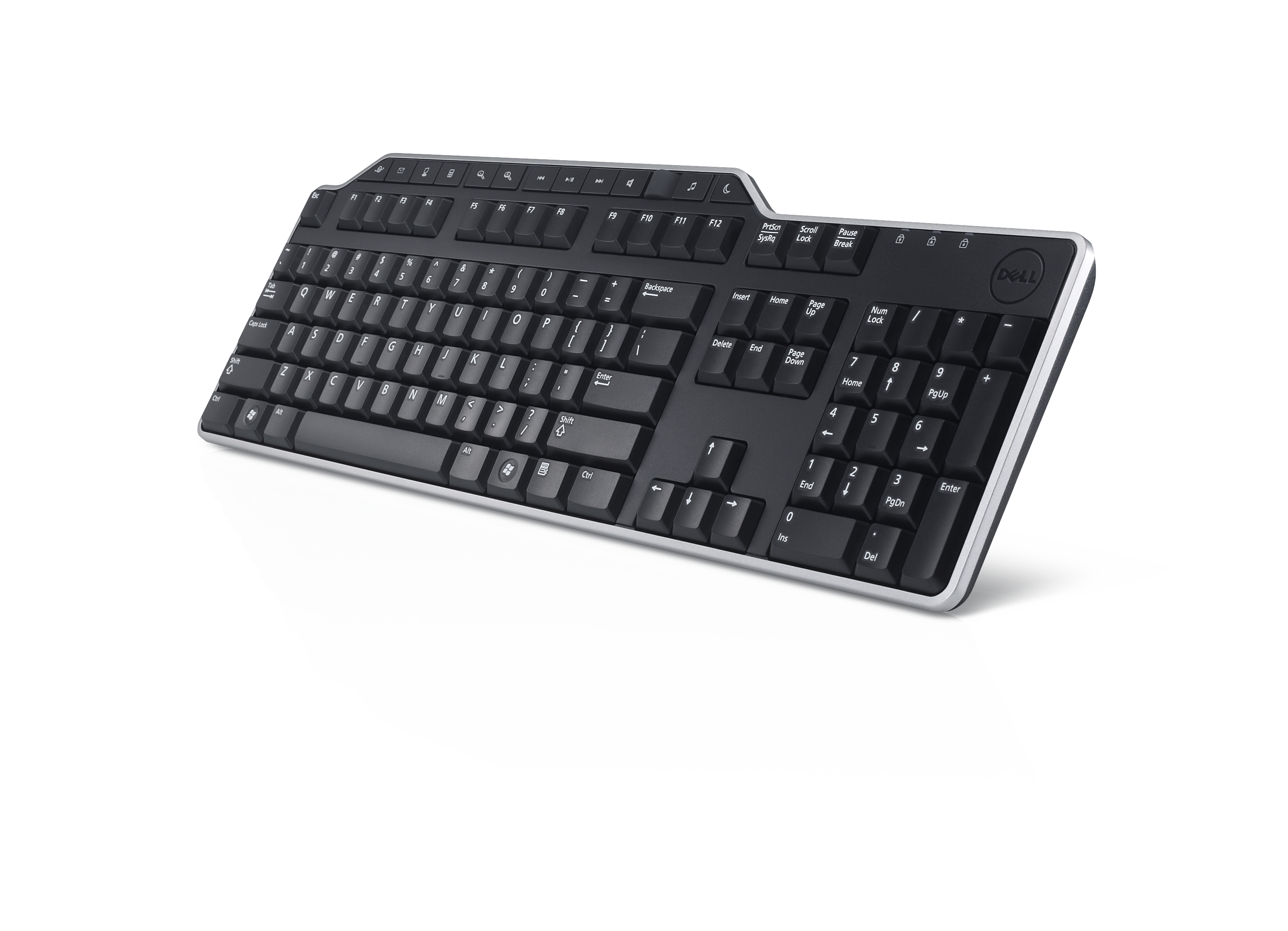 Dell KB-522, Volle Größe (100%), Kabelgebunden, USB, QWERTY, Schwarz