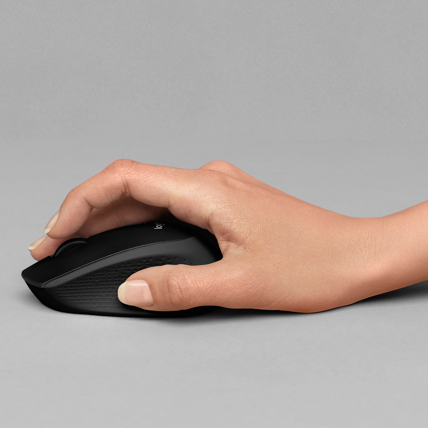 Logitech B330 Silent Plus - Maus - optisch - 3 Tasten - kabellos - 2.4 GHz - kabelloser Empfänger (U