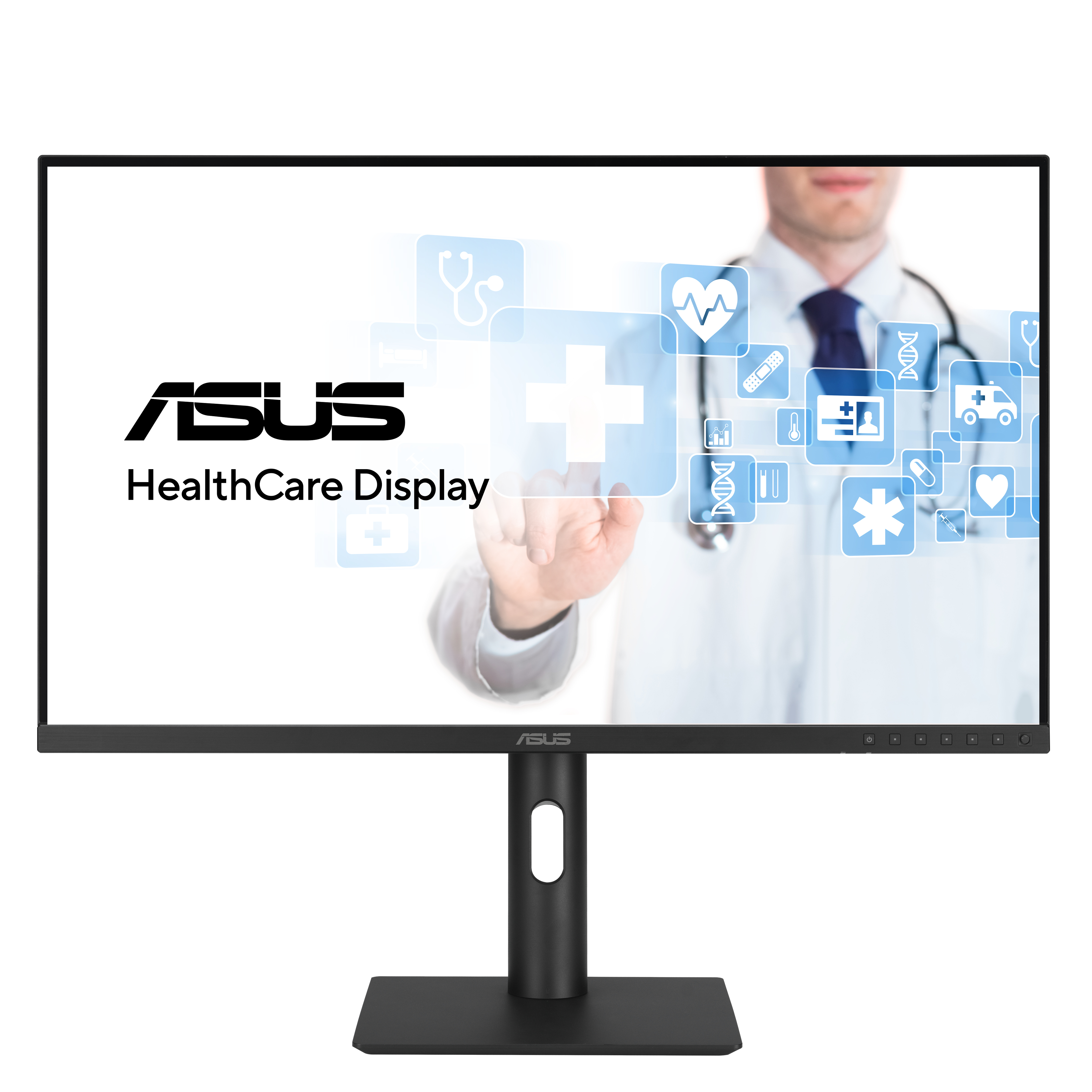 ASUS HealthCare HA2741A, 27" WQHD IPS, 75Hz, 5ms, 350nits, 2x DP, 1x HDMI, 1x USB-C m. DP