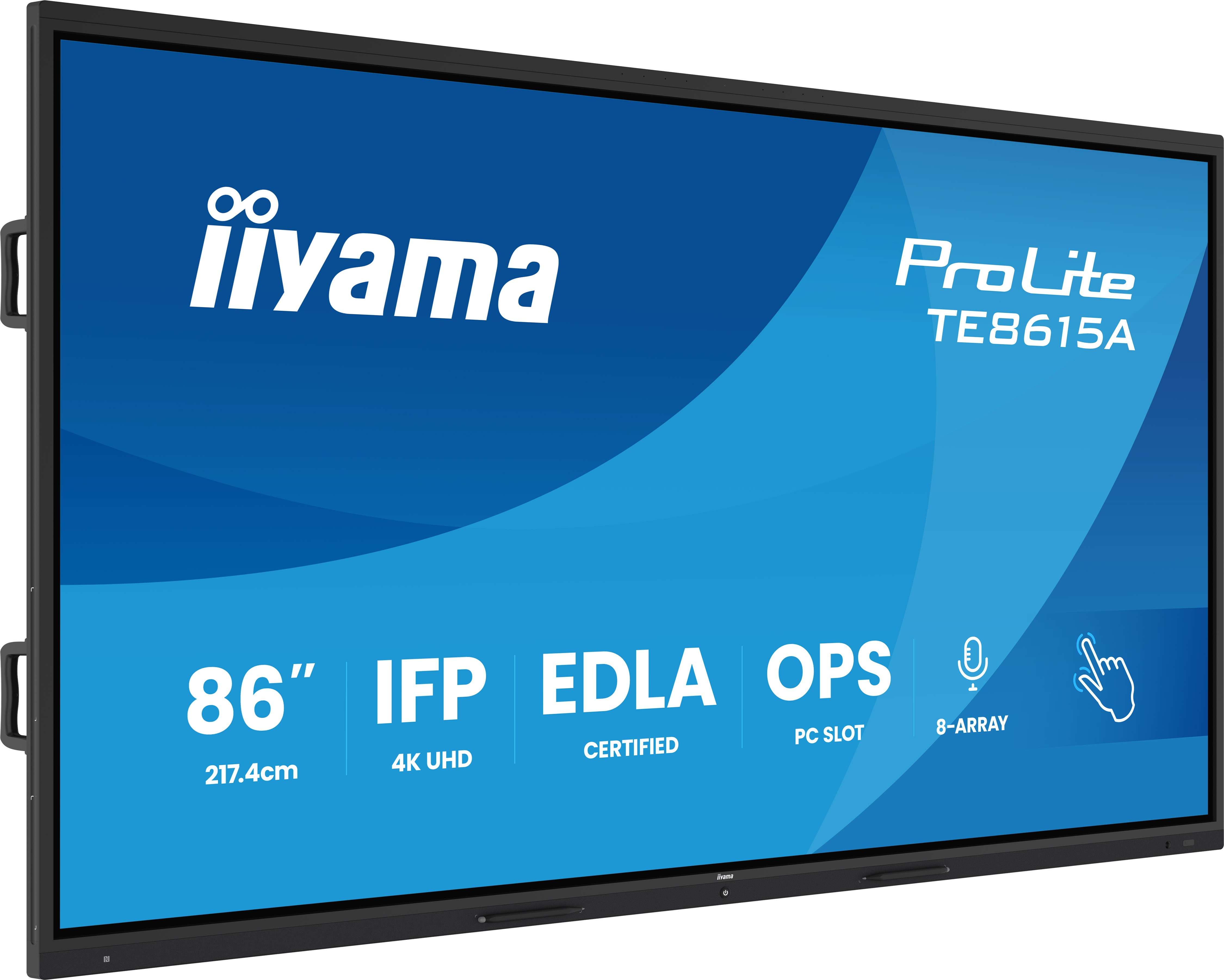 iiyama ProLite TE8615A-B1AG, 85.6" 4K UHD interaktives Display