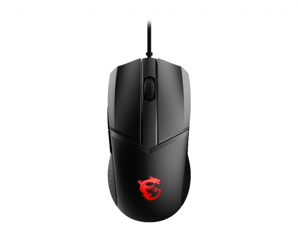 MSI Clutch GM41 Lightweight V2, Beidhändig, Optisch, USB Typ-A, 16000 DPI, Schwarz