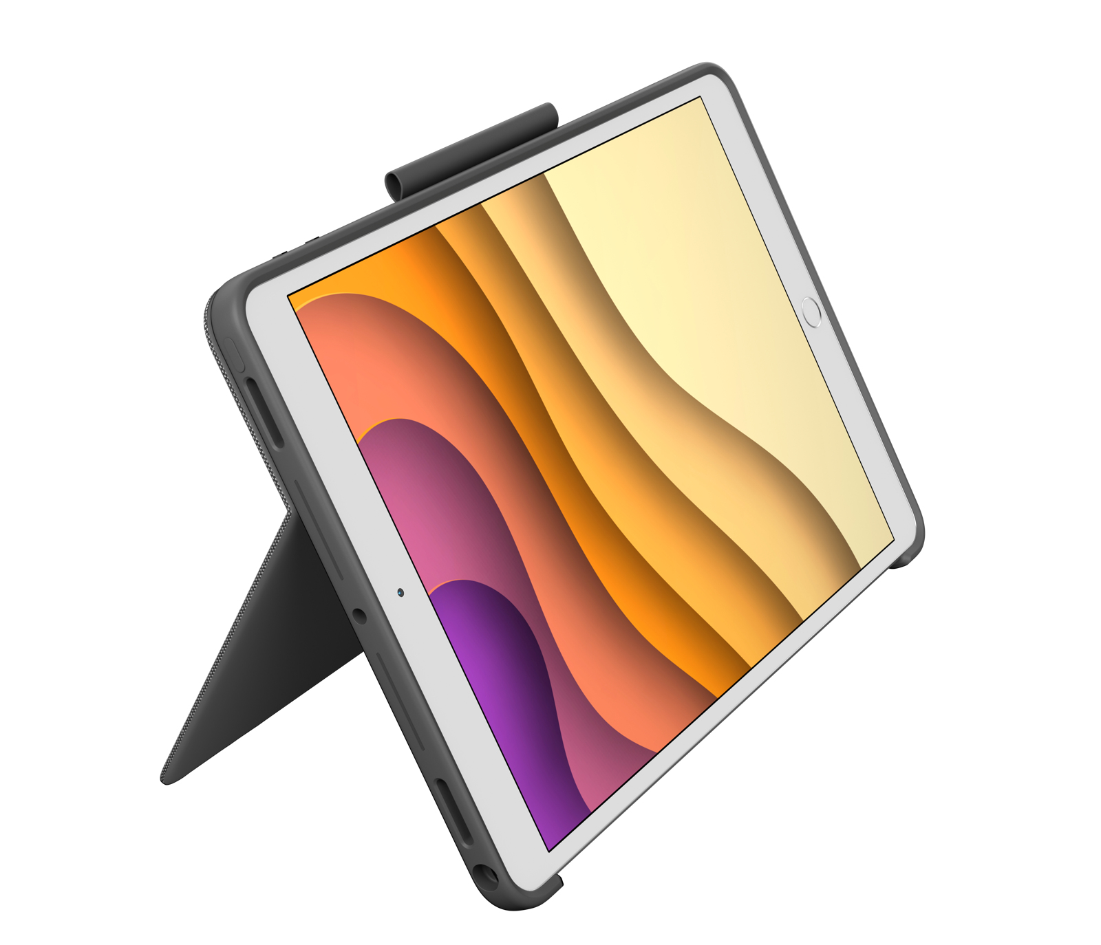 Logitech Combo Touch - Tastatur und Foliohülle - mit Trackpad - hintergrundbeleuchtet - Apple Smart