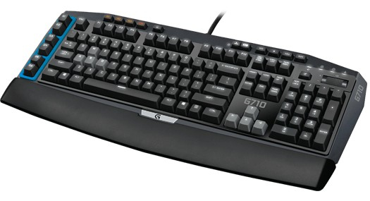 Logitech G710, Full-size (100%), Verkabelt, USB, QWERTZ, Schwarz
