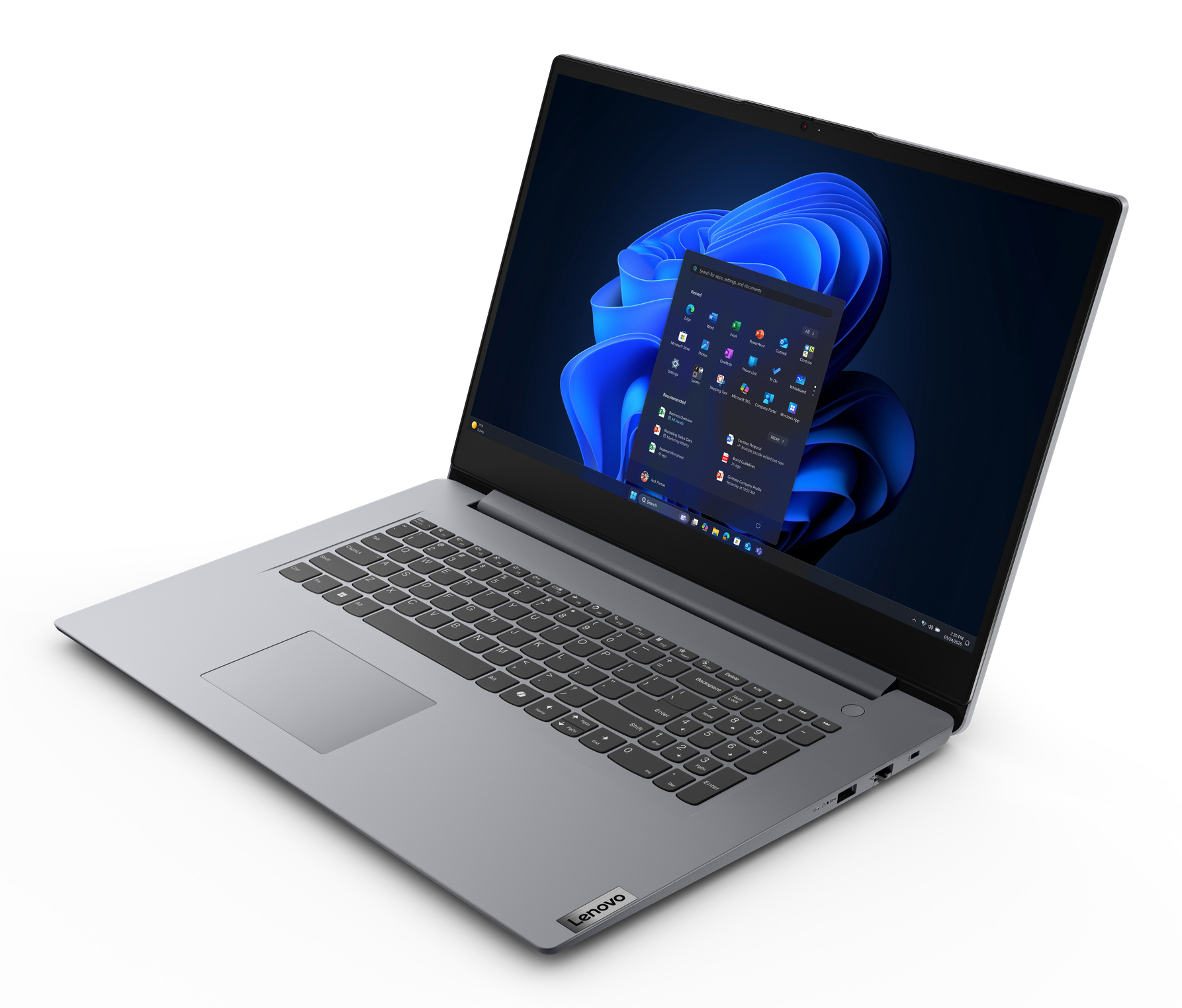 Lenovo V17 G7 IWC, Intel Core 5, 43,9 cm (17.3"), 1920 x 1080 Pixel, 16 GB, 512 GB, Windows 11 Home