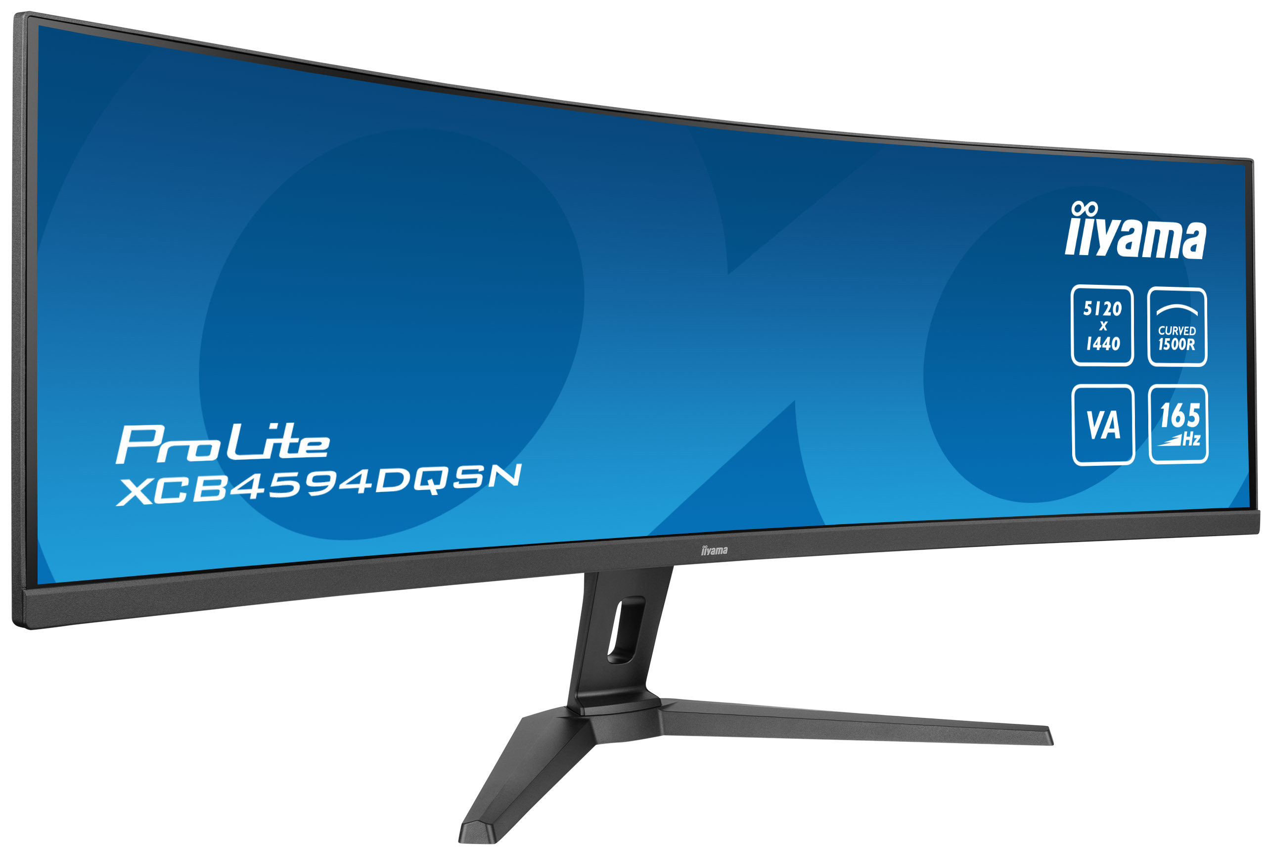 iiyama ProLite XCB4594DQSN-B1 Curved-Monitor 113cm (44.5") DQHD, VA, 0.8ms, HDMI, DP, USB, RJ45