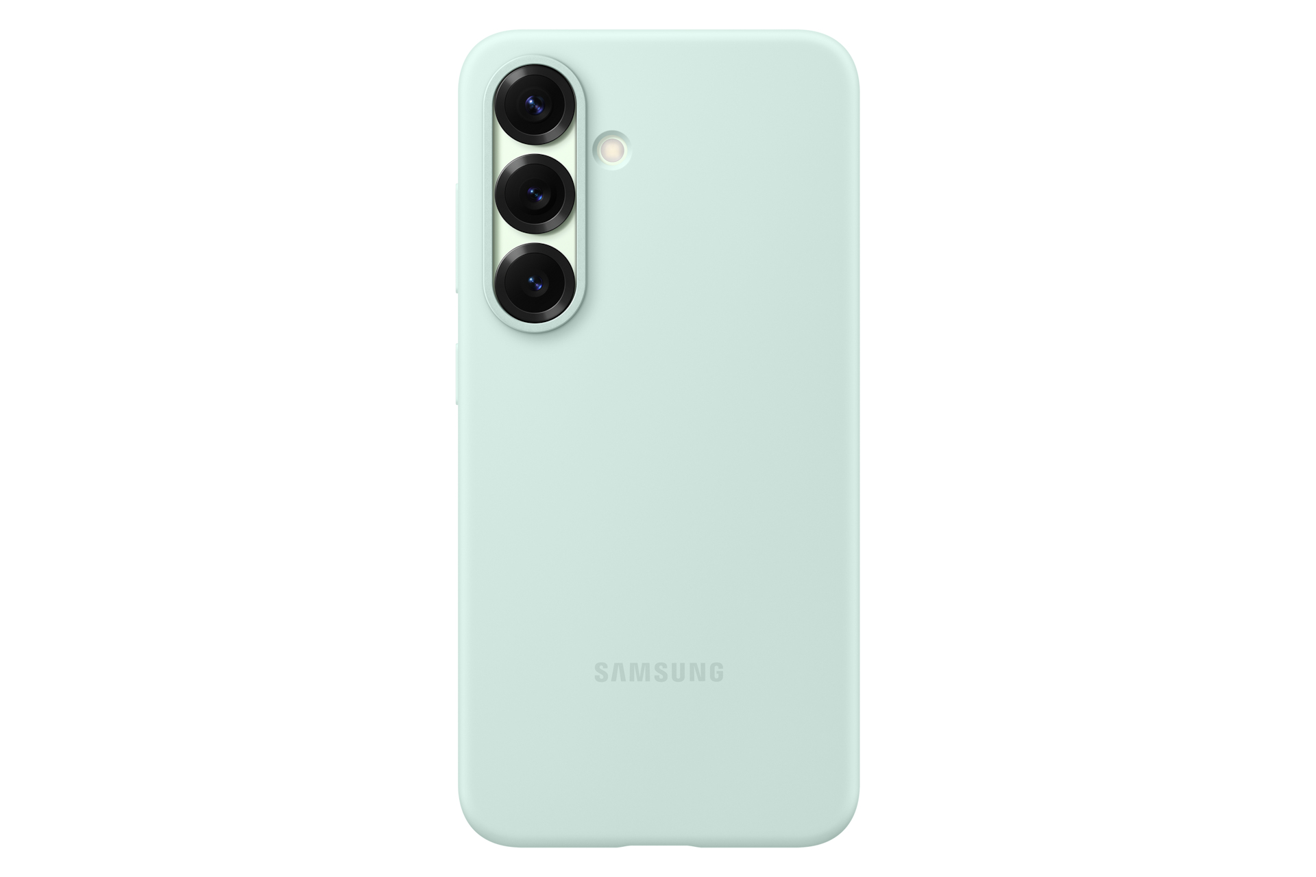 Samsung Silicone Case für das Galaxy S25, Cover, Samsung, Galaxy S25, 15,8 cm (6.2"), Mintfarbe