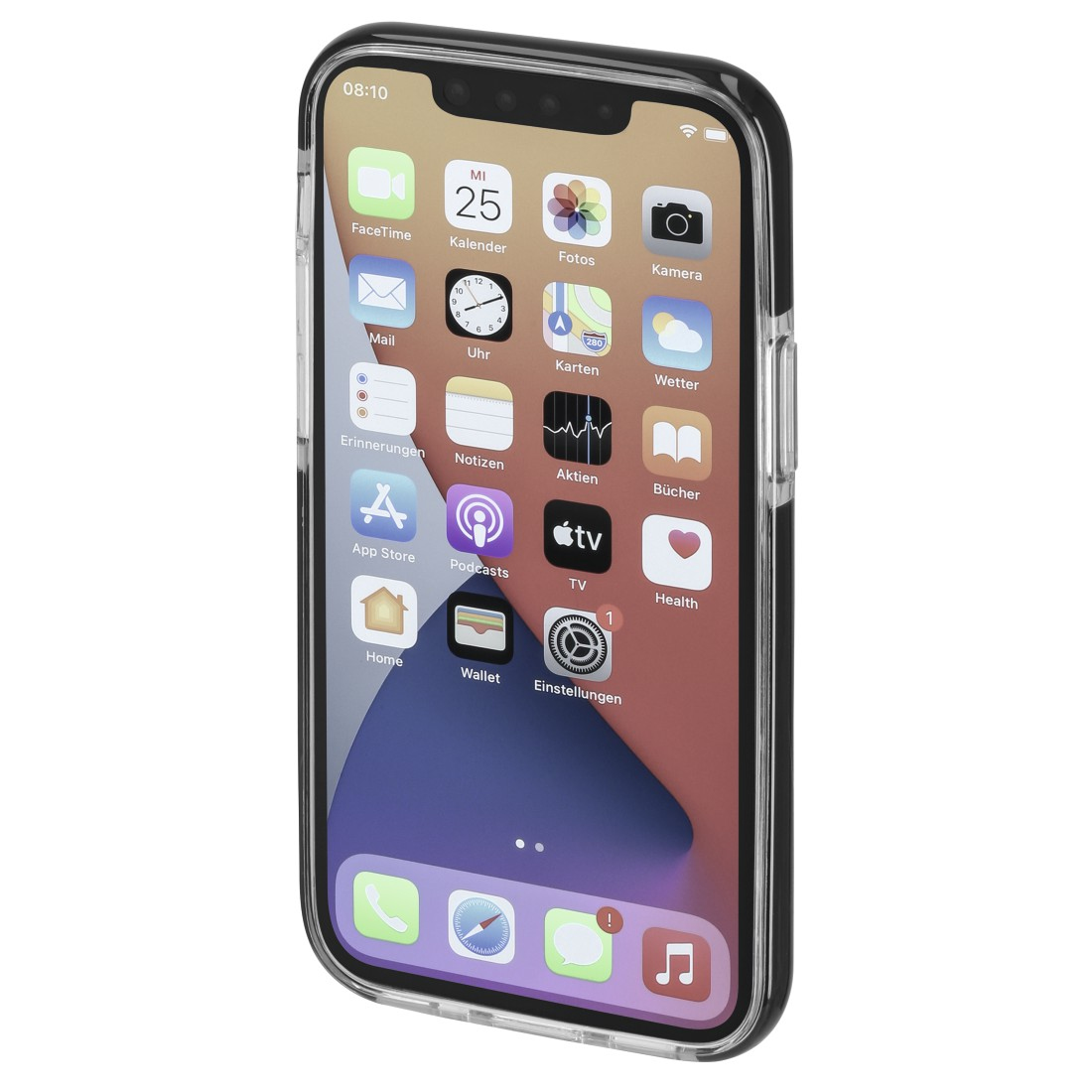 Hama 00196944, Cover, Apple, iPhone 13 mini, Schwarz, Transparent