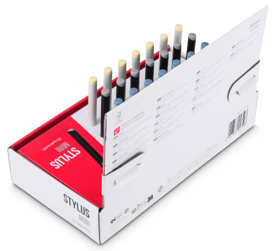 Hama Mini, Tablet, Jede Marke, Dunkelblau, Hellblau, Silber, Gelb, Kapazitiv, Schwarz, Kunststoff