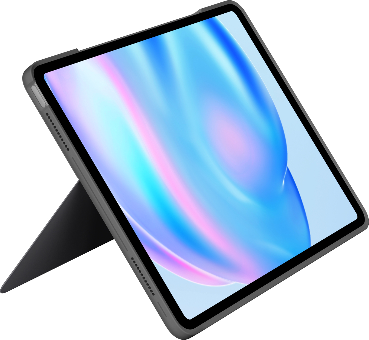 Logitech Combo Touch - Tastatur und Foliohülle - mit Trackpad - hintergrundbeleuchtet - Apple Smart 