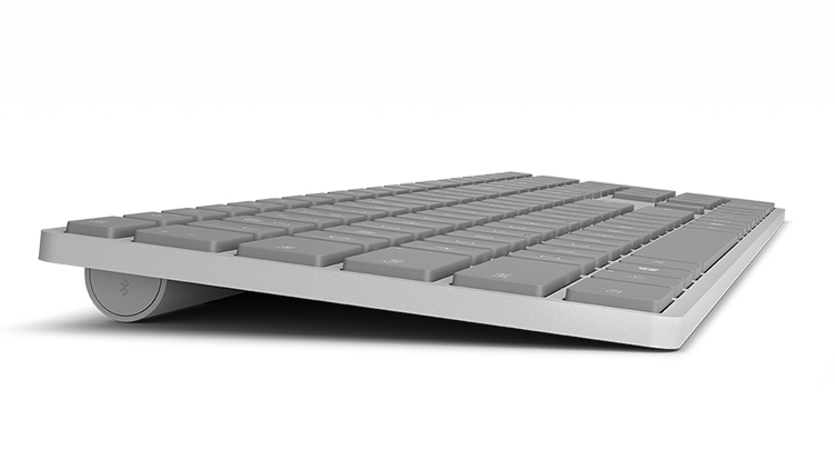 Microsoft Surface , Volle Größe (100%), Kabellos, Bluetooth, Membran Key Switch, QWERTY, Grau