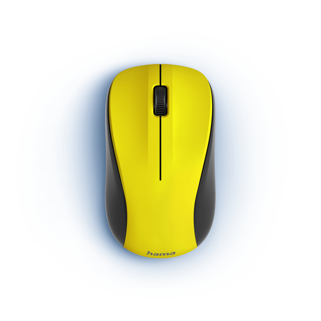Hama MW-300 V2 - Maus - leise - rechts- und linkshändig - optisch - 3 Tasten - kabellos - 2.4 GHz -