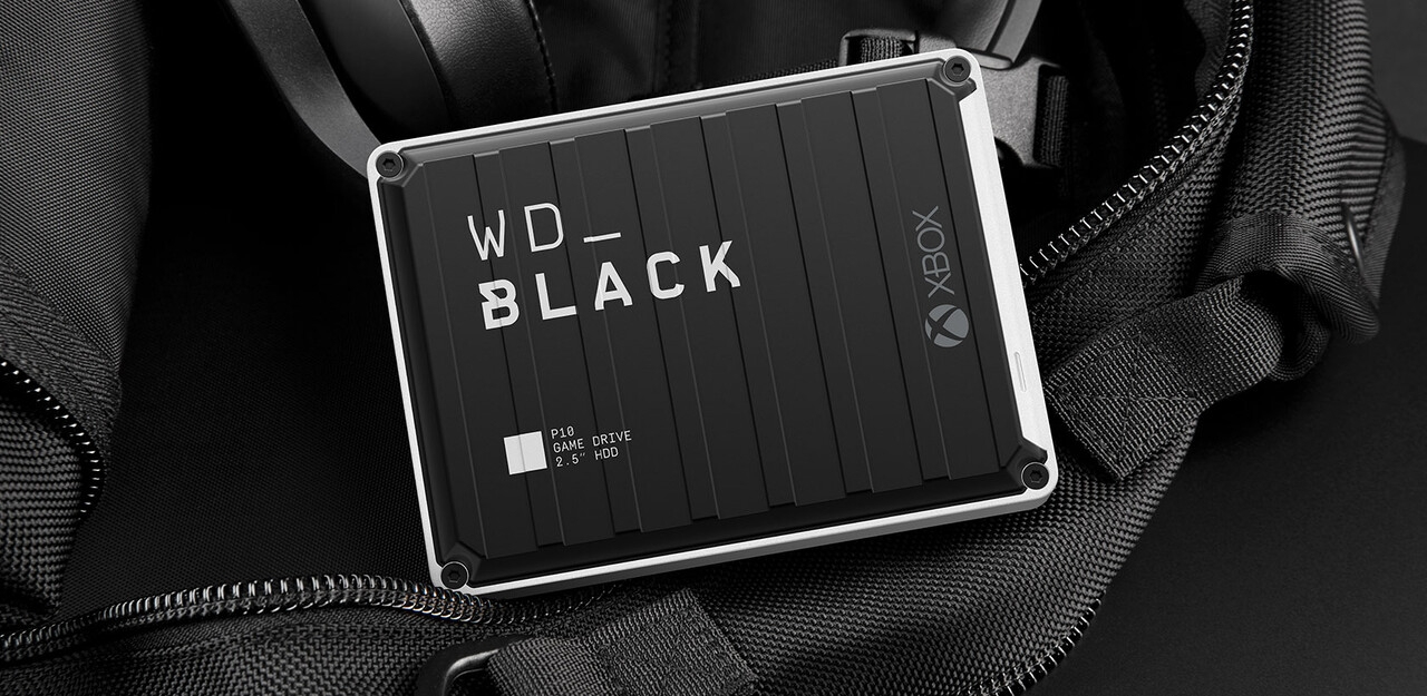 Western Digital WD_BLACK P10 Game Drive for Xbox One 2TB, USB 3.0 Micro-B