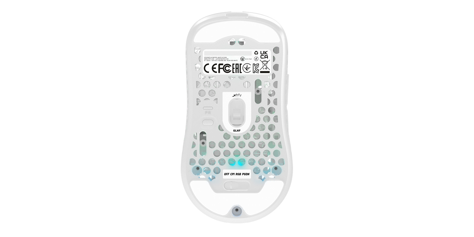 Cherry Xtrfy M42 - Maus - optisch - kabellos - 2.4 GHz - kabelloser Empfänger (USB)