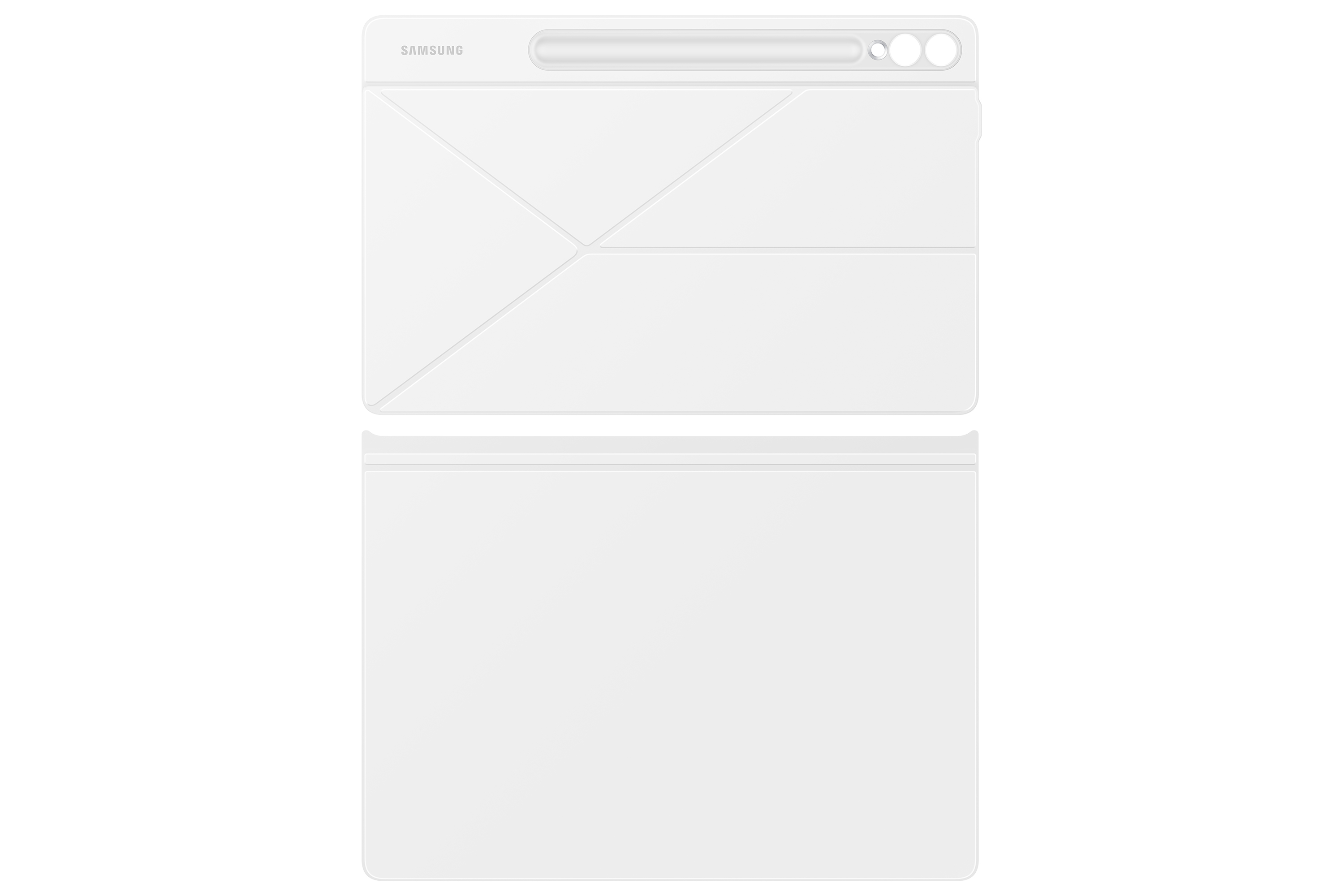 Samsung EF-BX810 Smart Book Cover für Galaxy Tab S9+ / S9 FE+ / S10+, White