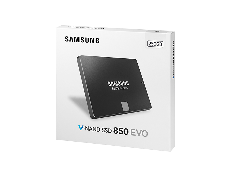 Samsung 850 EVO MZ-75E250 - SSD - verschlüsselt - 250 GB - intern - 2.5" (6.4 cm)