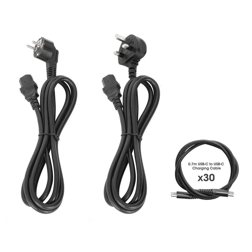 Manhattan Wagen (laden und sichern) - für 30 Tabletten / Notebooks / Mobiltelefone - USB-C, 1920 W -