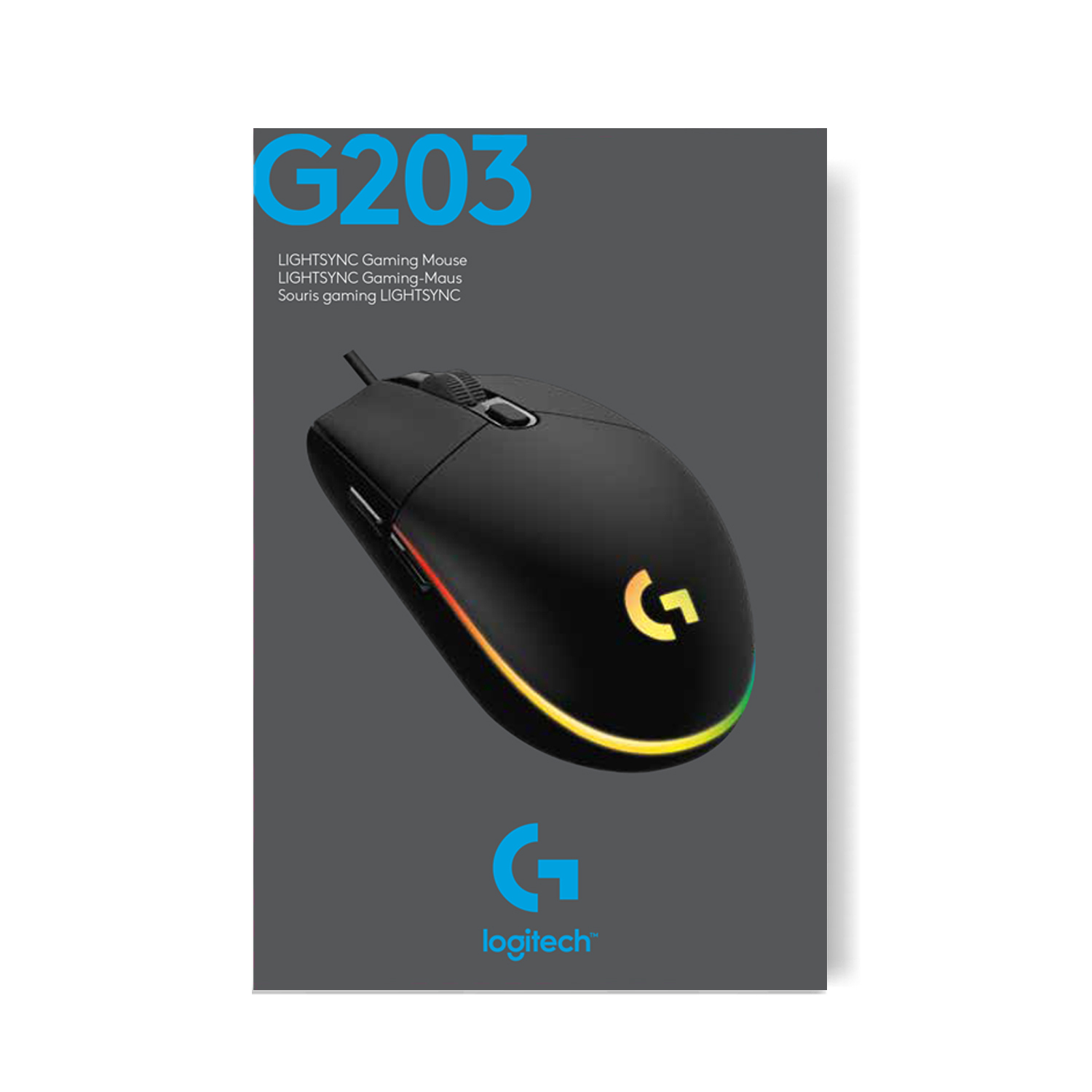 Logitech Gaming Mouse G203 LIGHTSYNC - Maus