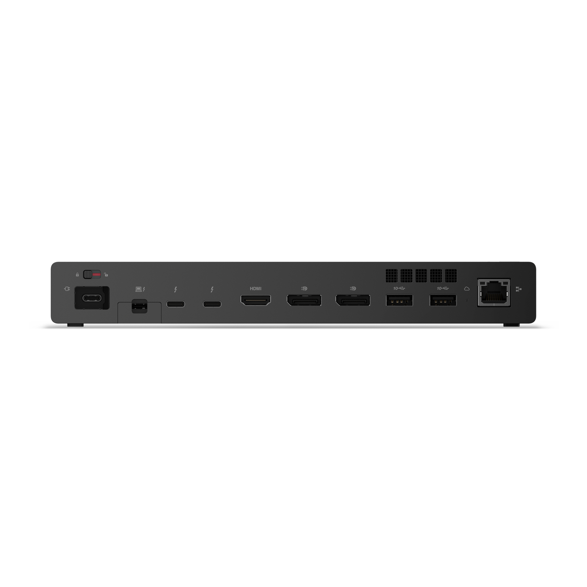 Lenovo ThinkPad Thunderbolt 5 Smart Dock 7500, Kabelgebunden, Thunderbolt 5, 180 W, 2500 Mbit/s, Sch