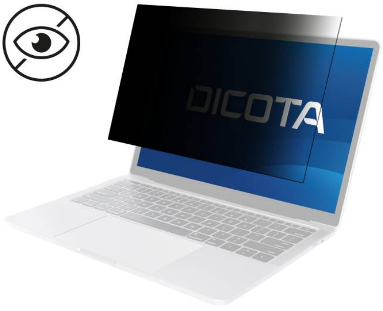 Dicota Blickschutzfilter für Notebook - Universal - 2-Wege - entfernbar - magnetisch - 33.8 cm (13.3