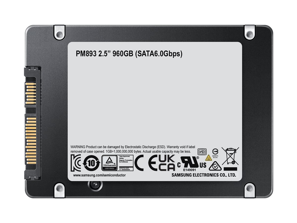 Samsung PM893 MZ-7L396000 - SSD - 960 GB - intern - 2.5" (6.4 cm)