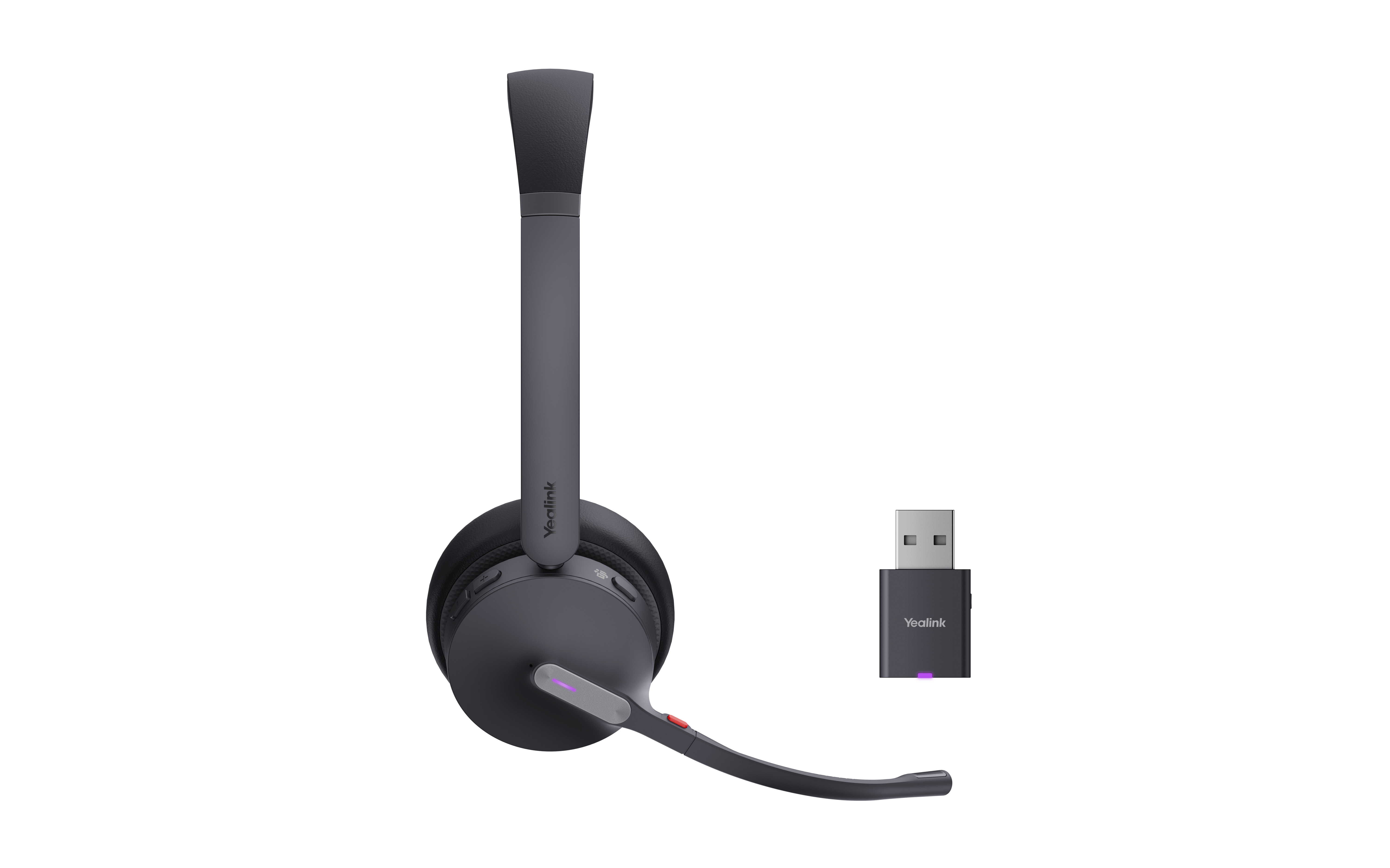 Yealink WH64 Hybrid Dual Teams, Kabellos, 20 - 20000 Hz, Büro/Callcenter, 331 g, Kopfhörer, Schwarz