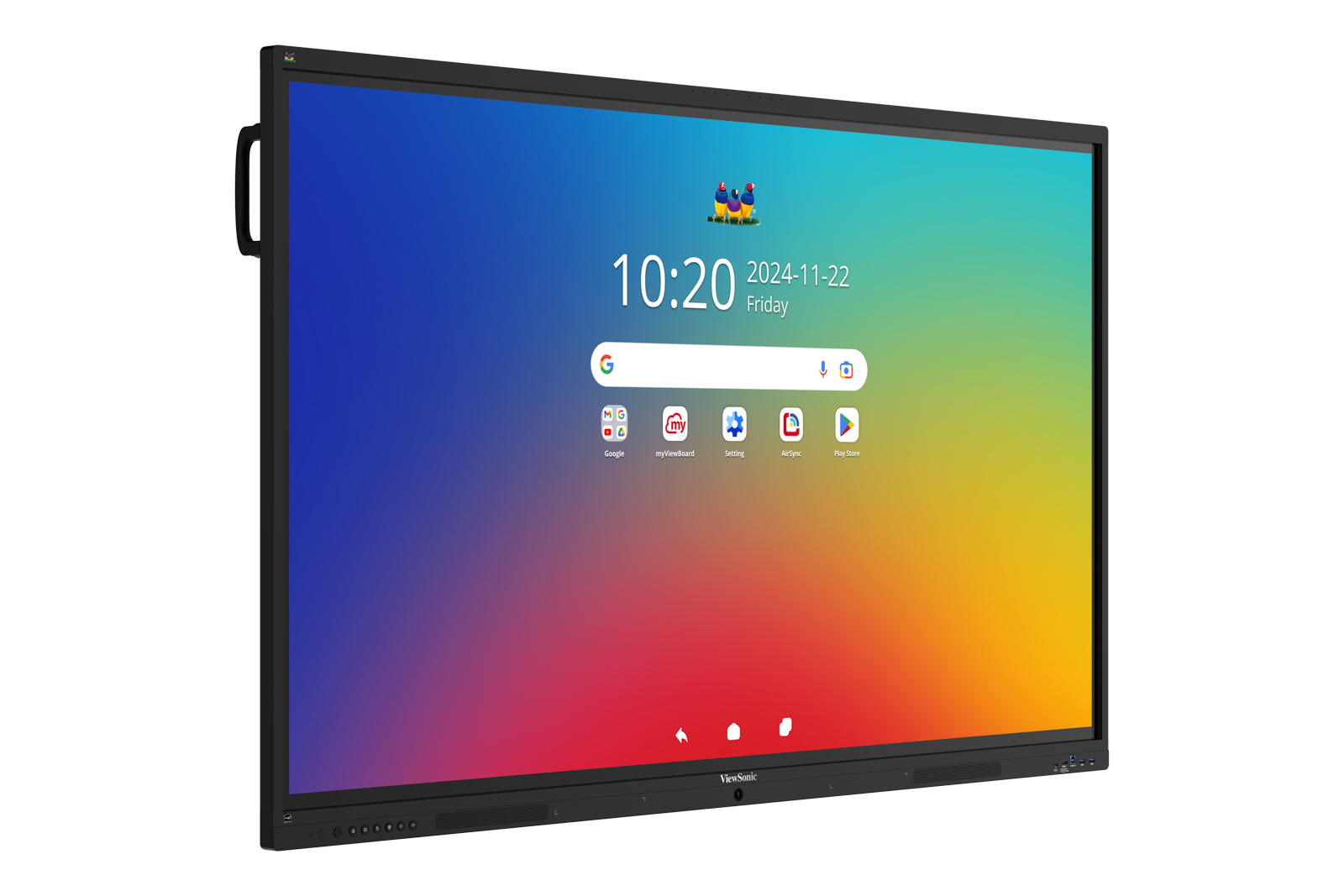 ViewSonic IFP 86IN 4K ANDROID 16 EDLA 64, 2,18 m (86"), 1895,04 x 1065,96 mm, 450 cd/m², 1,07 Millia