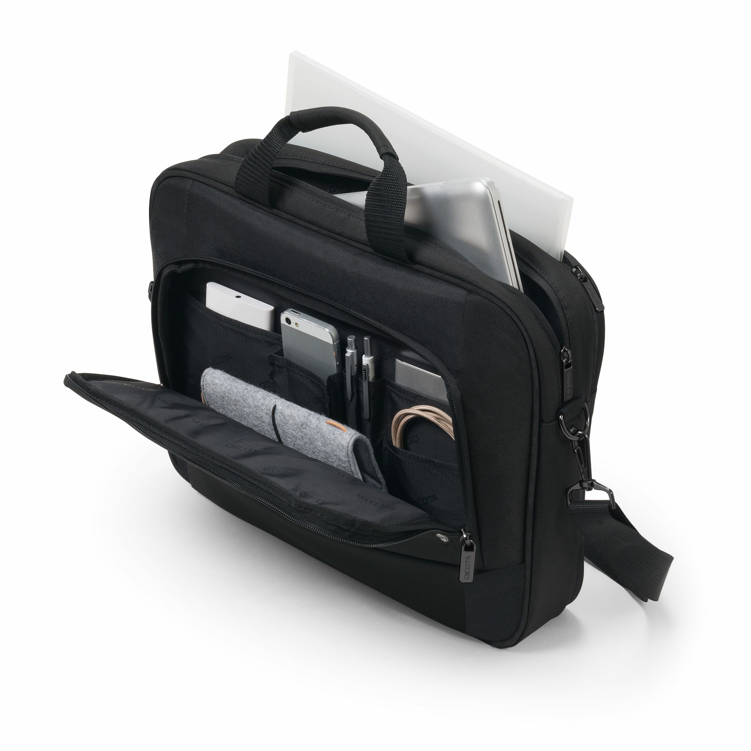 Dicota Eco Top Traveller BASE, Toploader-Tasche, 43,9 cm (17.3"), Schultergurt, 850 g