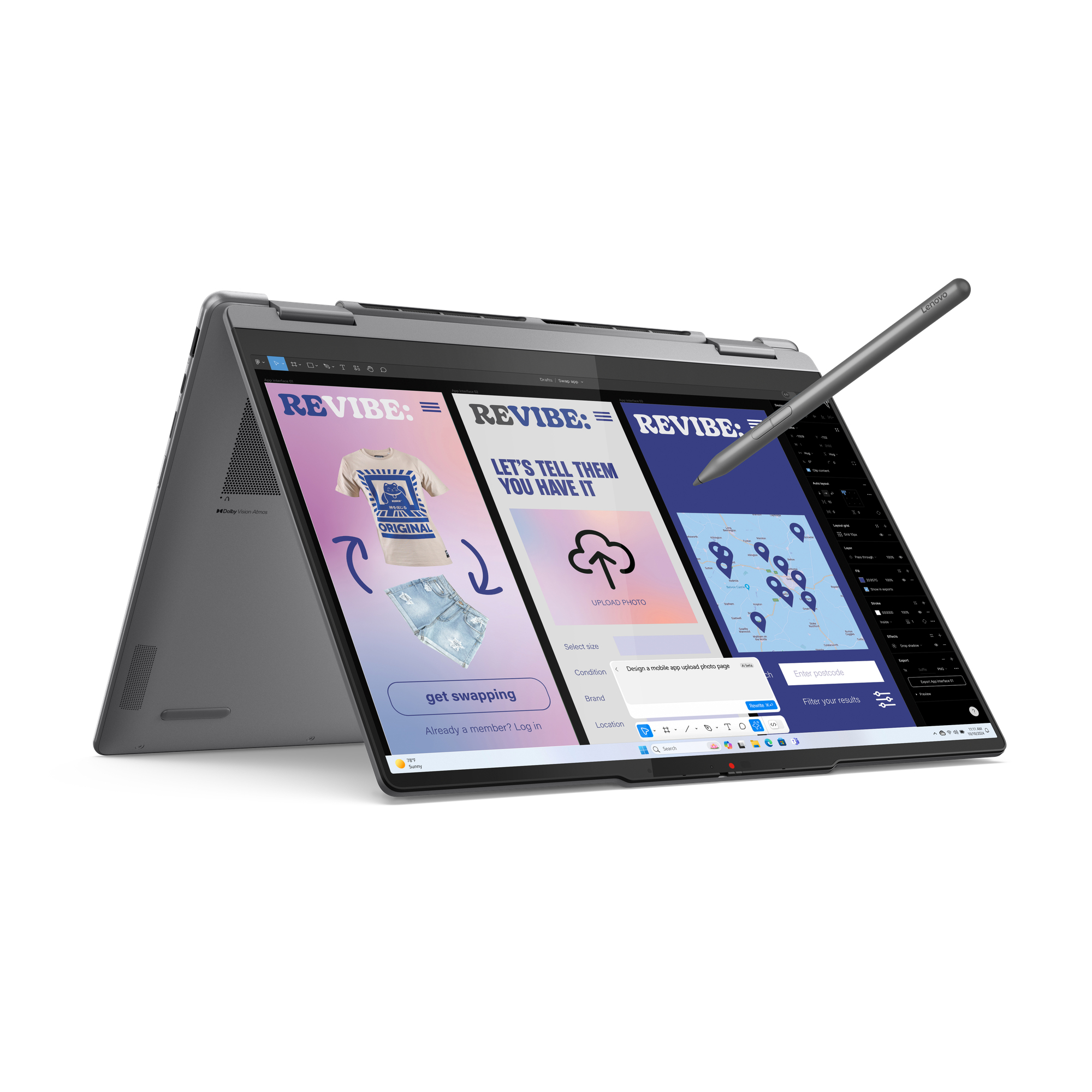 Lenovo Yoga 7 2-in-1 14ILL10, 14" 2.8K WQXGA+ Touch, Core Ultra 7 256V, 16GB RAM, 1TB SSD, Win11
