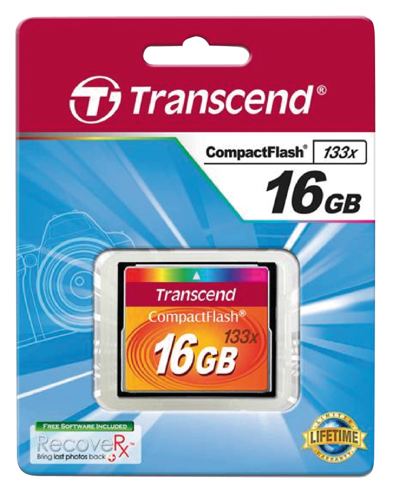 Transcend Flash-Speicherkarte - 16 GB - 133x