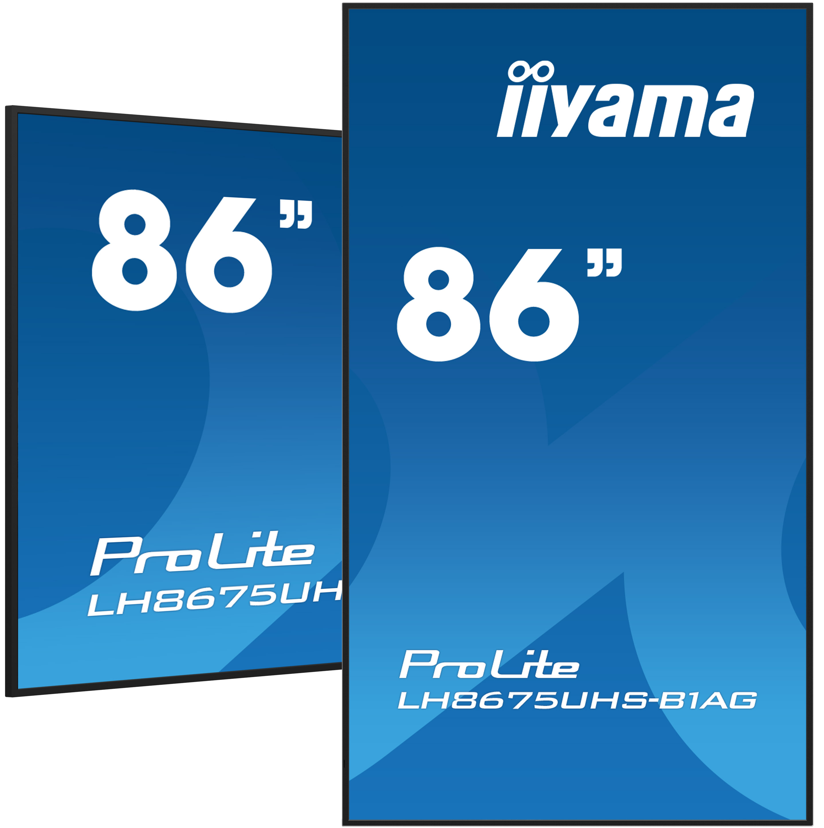 Iiyama LH8675UHS-B1AG, Digital Signage Flachbildschirm, 2,17 m (85.6"), LCD, 3840 x 2160 Pixel, WLAN