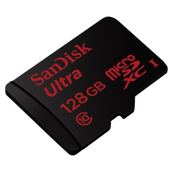 SanDisk Ultra - Flash-Speicherkarte (microSDXC-an-SD-Adapter inbegriffen) - 128 GB
