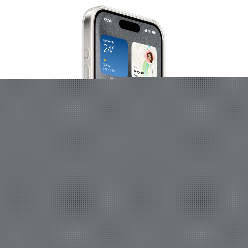 Apple MT223ZM/A, Cover, Apple, iPhone 15 Pro, 15,5 cm (6.1"), Transparent