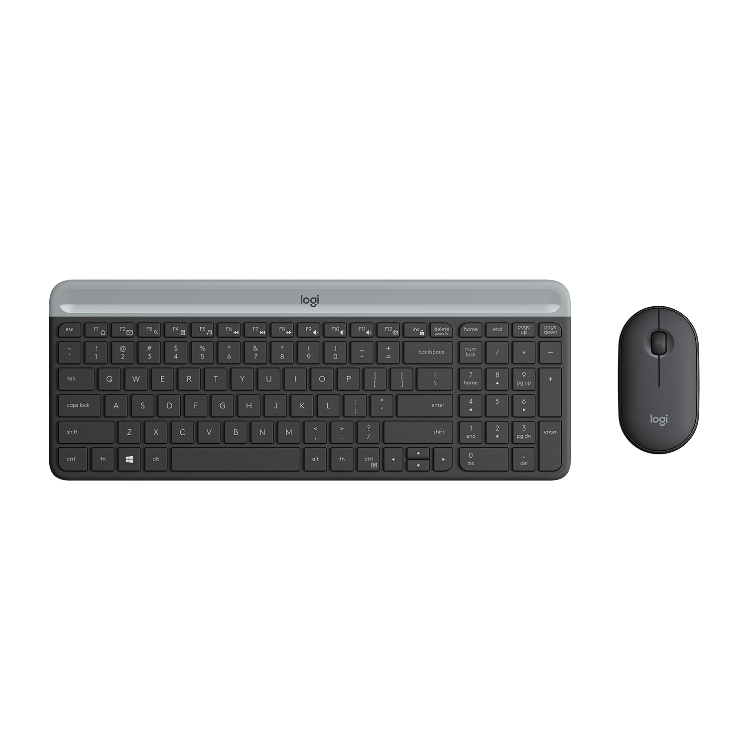 Logitech Slim Wireless Combo MK470 - Tastatur-und-Maus-Set