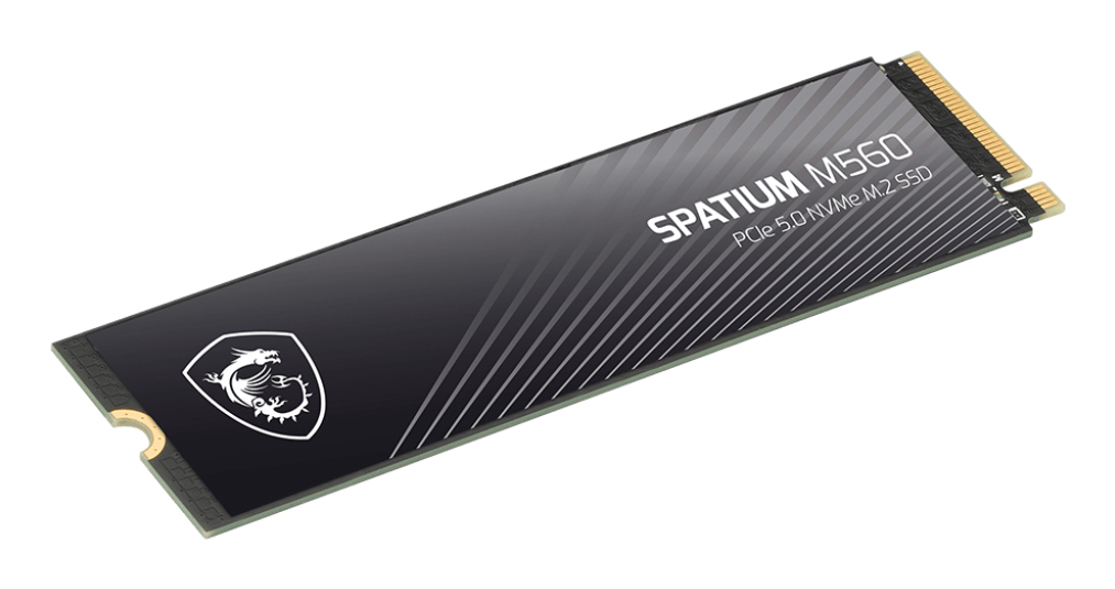 MSI SPATIUM M560 - SSD - 1 TB - intern - M.2 2280 - PCI Express 5.0 x4 (NVMe)