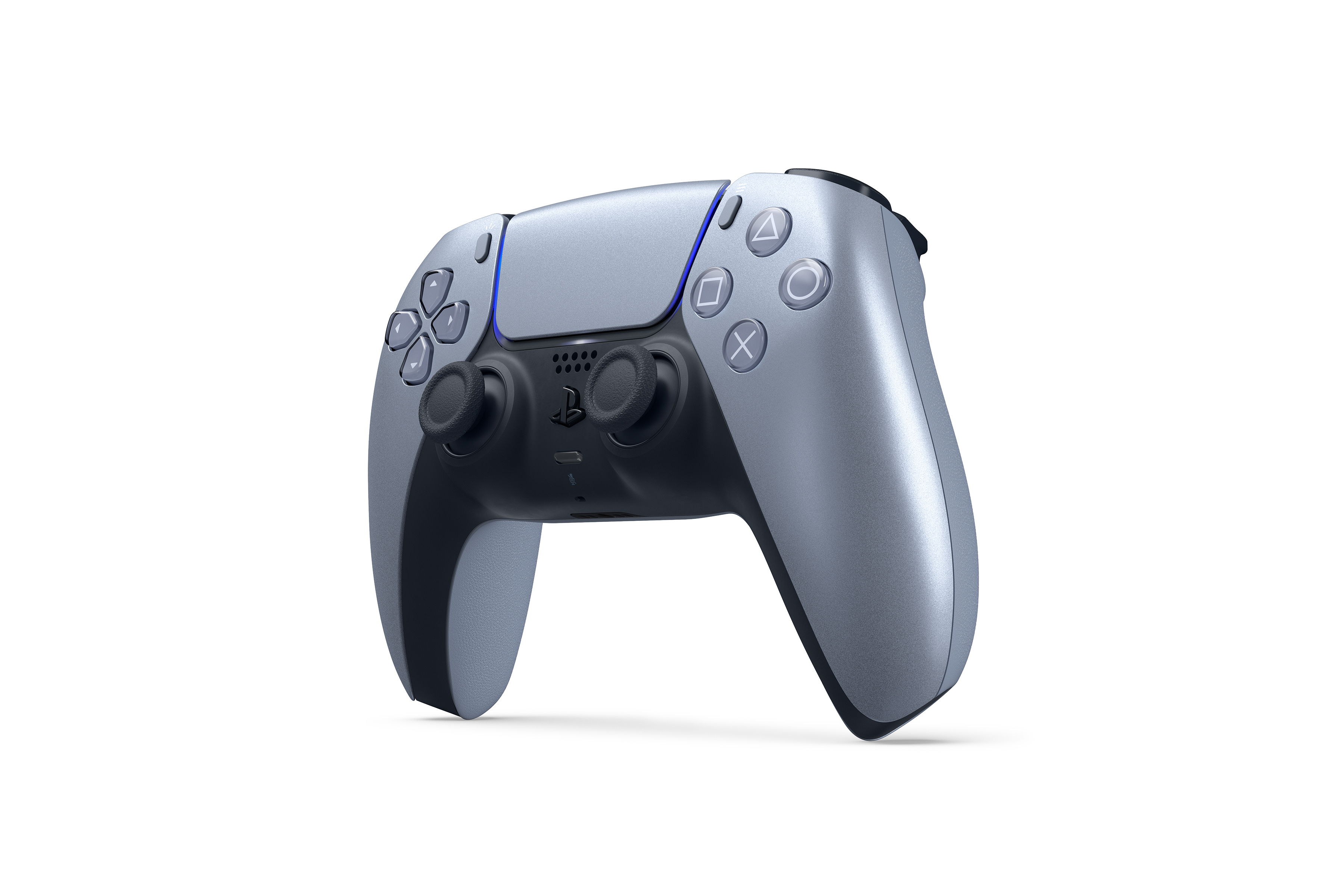 Sony Playstation 5 DualSense Wireless-Controller sterling-silver - Gamepad - Bluetooth