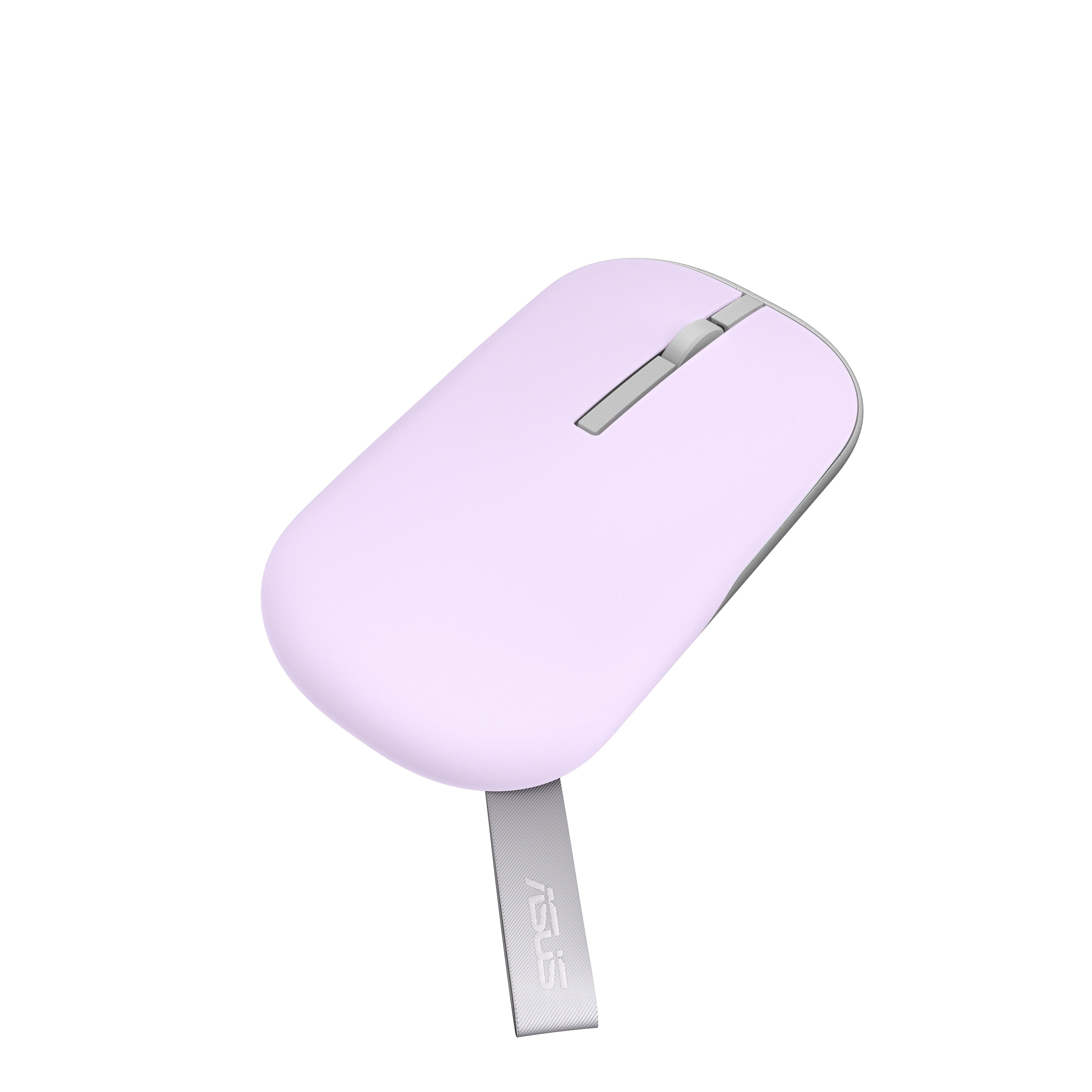 ASUS MD100 - Maus - rechts- und linkshändig - optisch - kabellos - 2.4 GHz, Bluetooth 5.0 LE - kabel