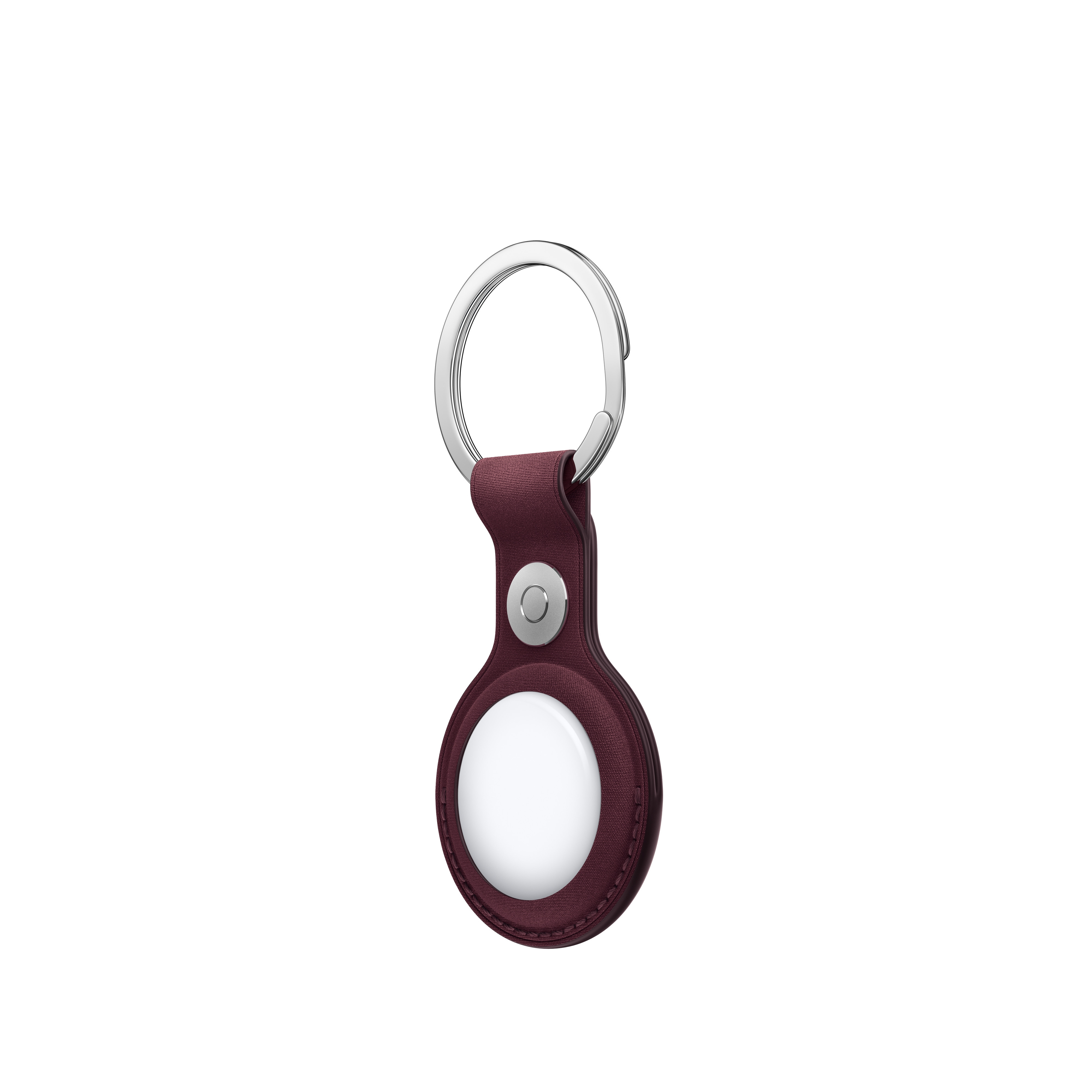 Apple AirTag FineWoven Key Ring Burgundy