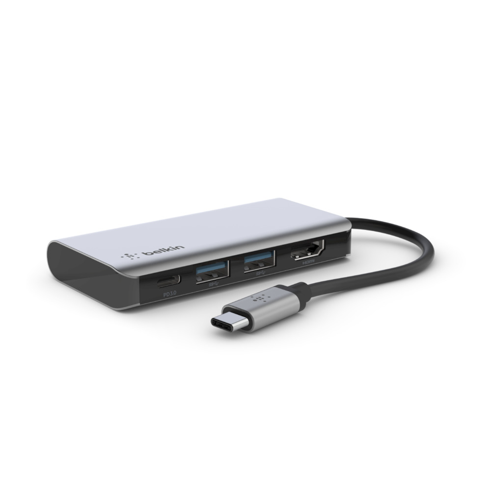 Belkin CONNECT 4-in-1 - Multiport-Hupadapter