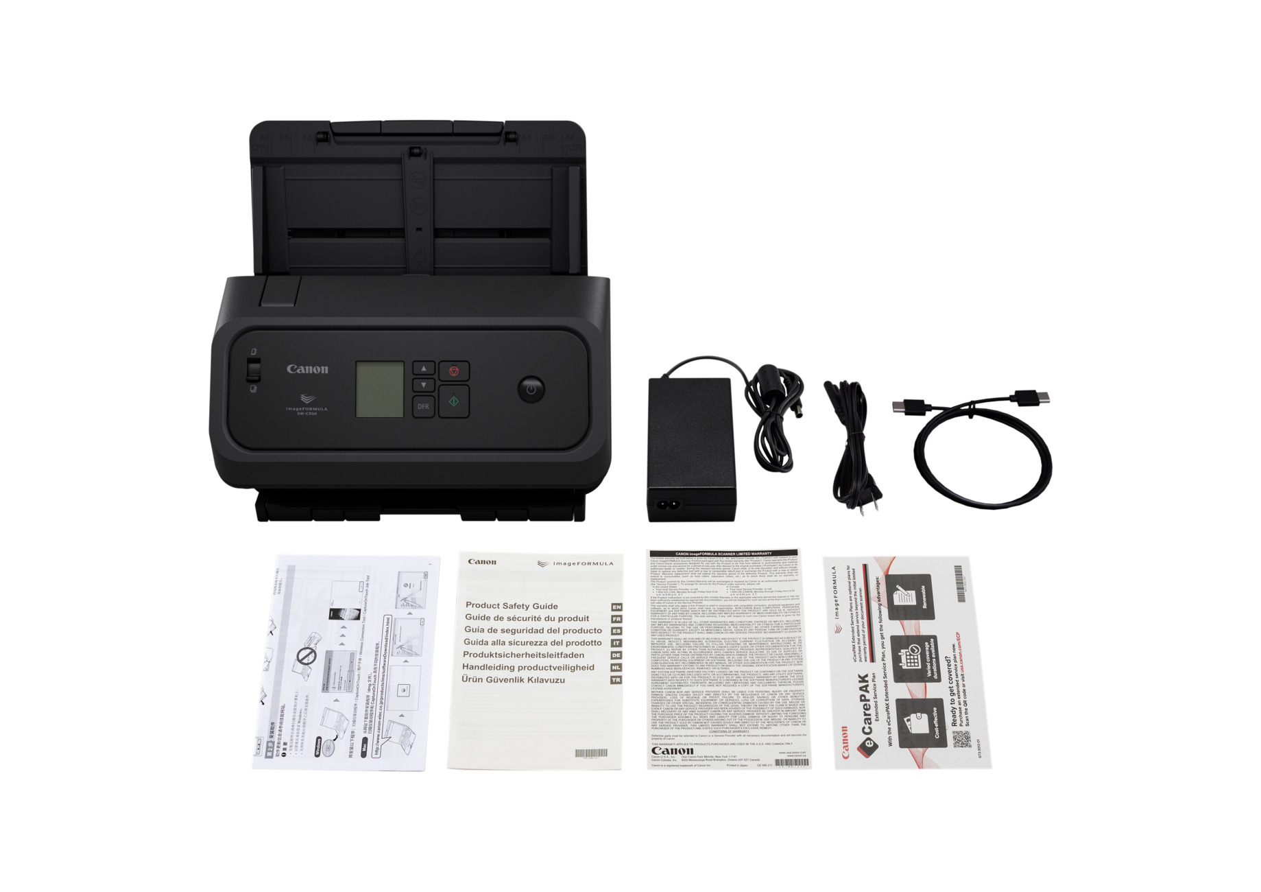 Canon imageFORMULA DR-C350 - Dokumentenscanner - CMOS / CIS - Duplex - Legal - 600 dpi - bis zu 50 S