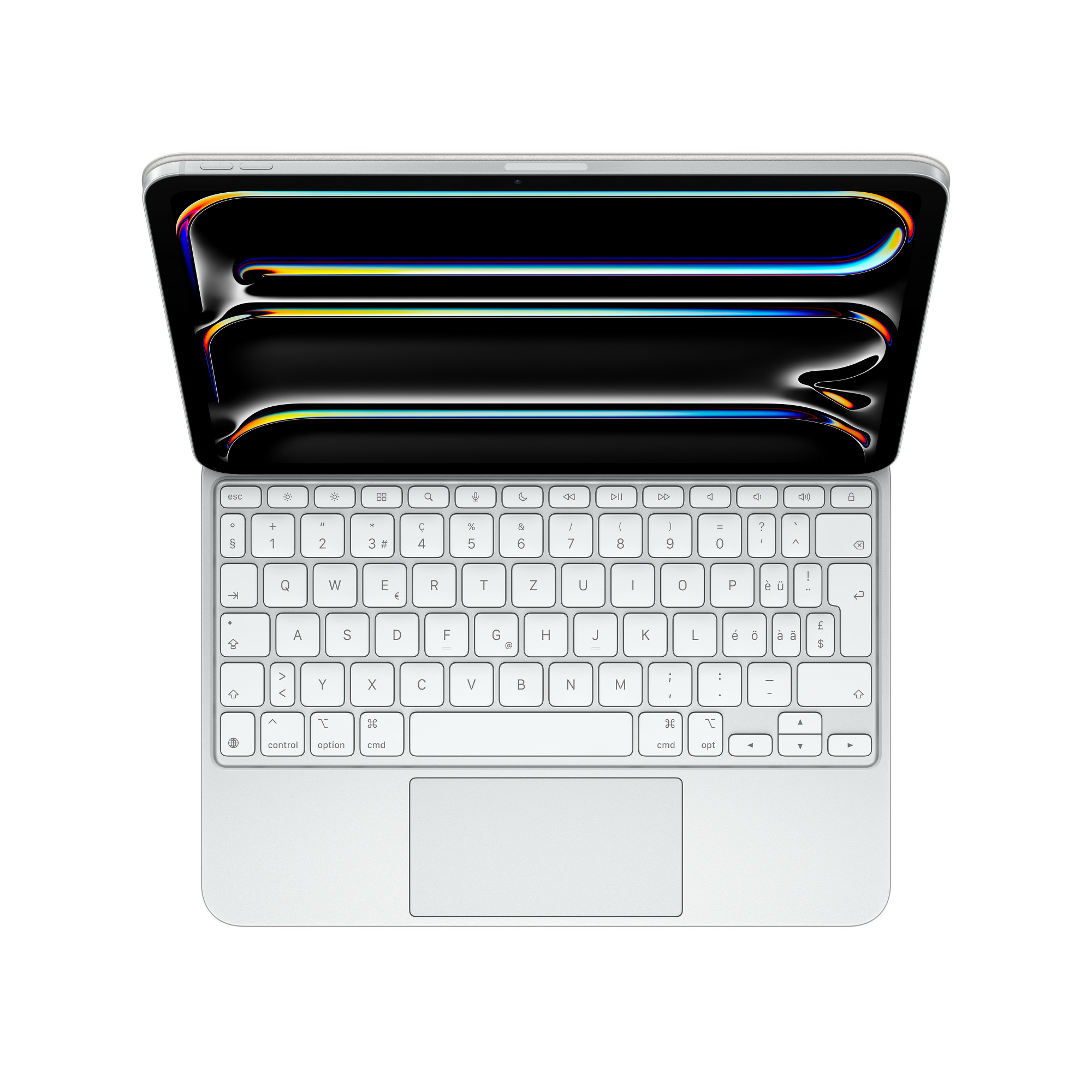 Apple Magic Keyboard - Tastatur und Foliohülle - mit Trackpad - hinterleuchtet - Apple Smart connect