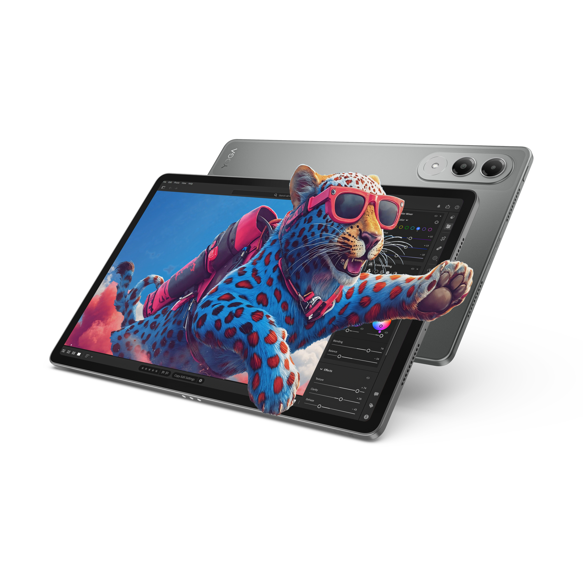 Lenovo Yoga Tab , 28,2 cm (11.1"), 3200 x 2000 Pixel, 256 GB, 12 GB, Android 15, Grau