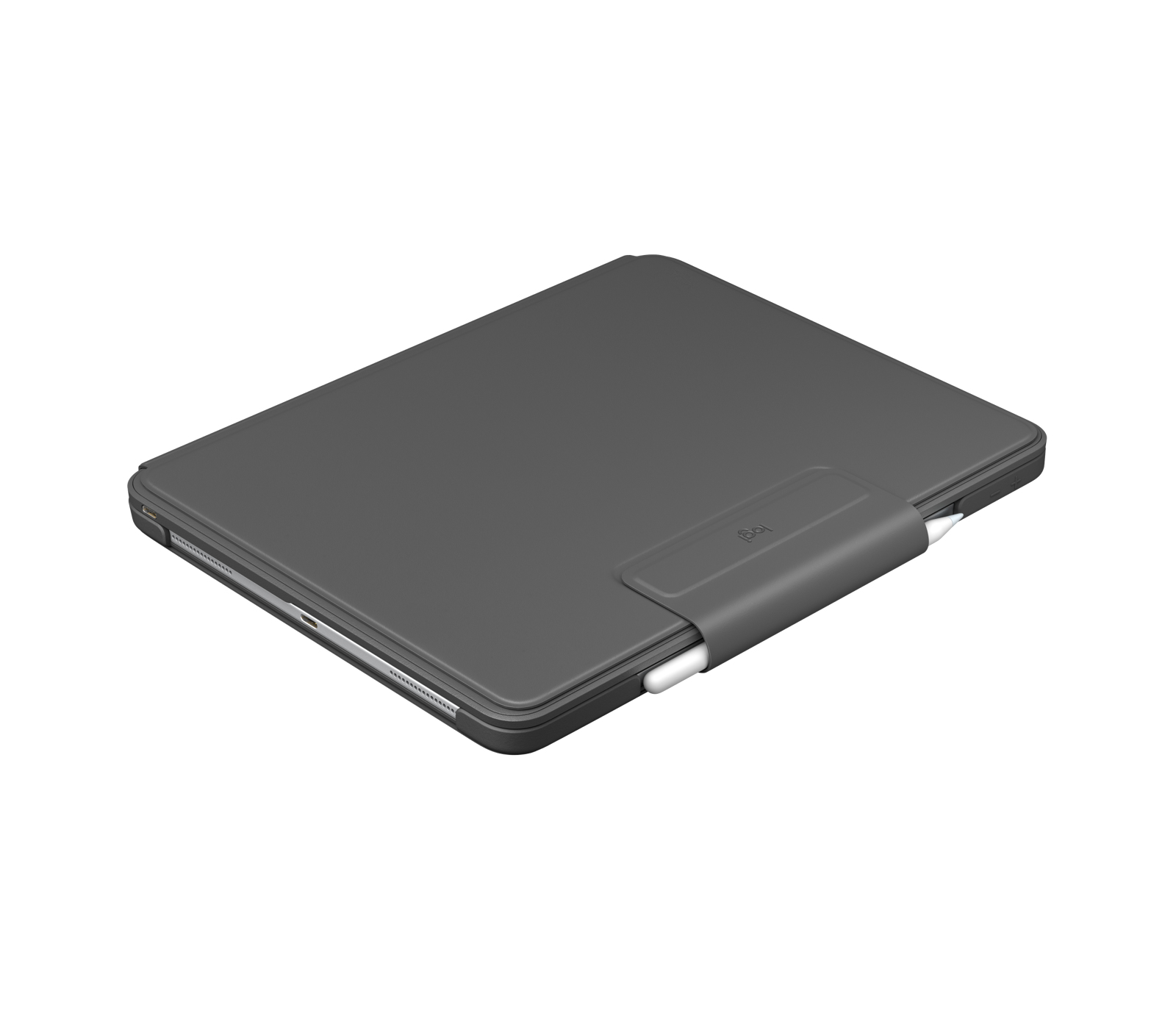 Logitech Slim Folio Pro - Tastatur und Foliohülle - hintergrundbeleuchtet - Bluetooth - AZERTY - Fra