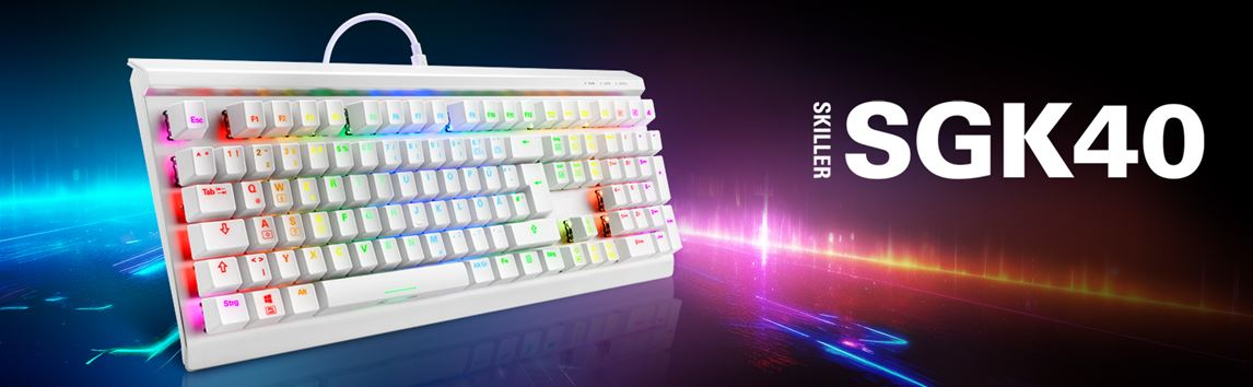 Sharkoon Skiller SGK40 - Tastatur - Hintergrundbeleuchtung