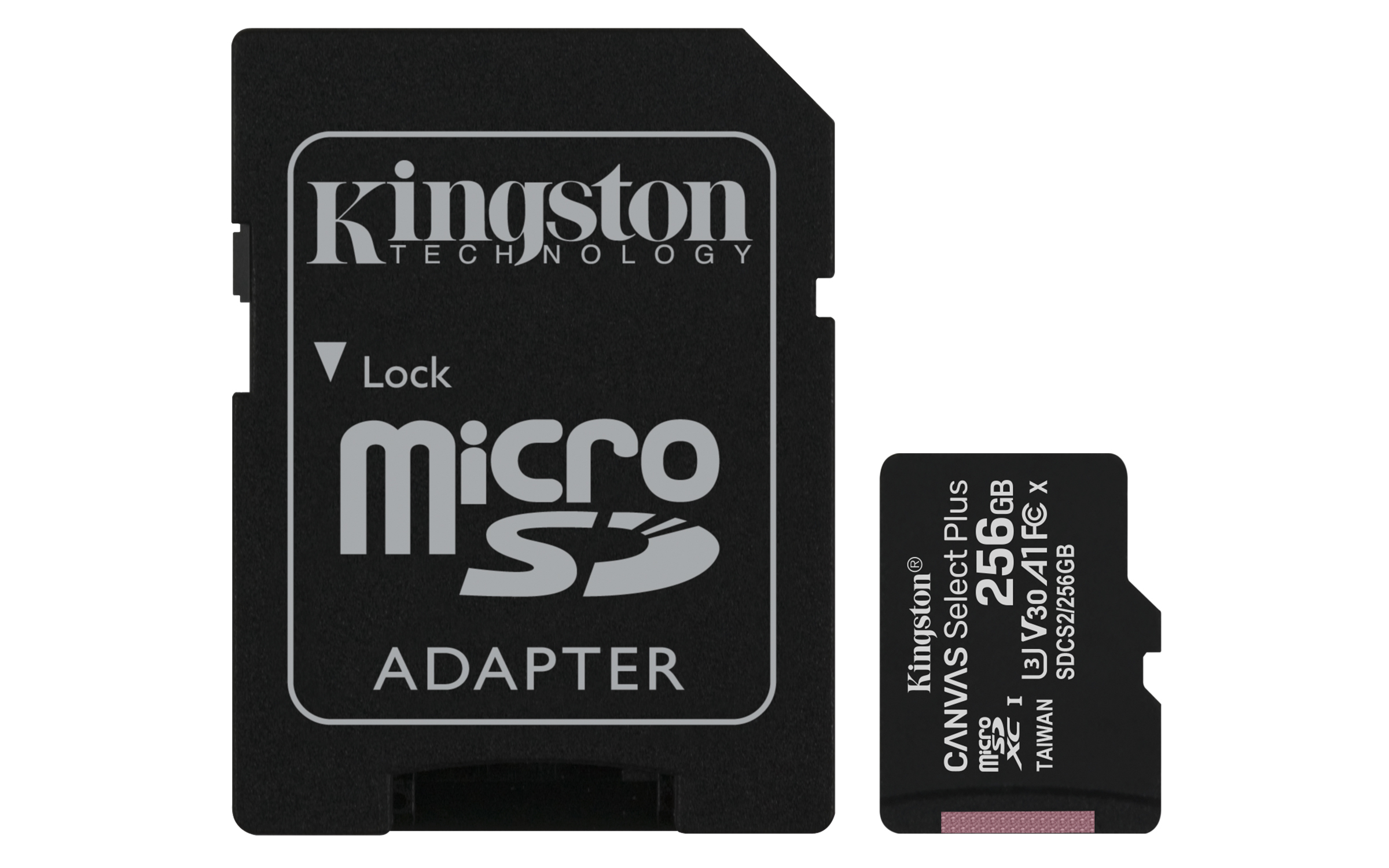 Kingston Canvas Select Plus - Flash-Speicherkarte (microSDXC-an-SD-Adapter inbegriffen)