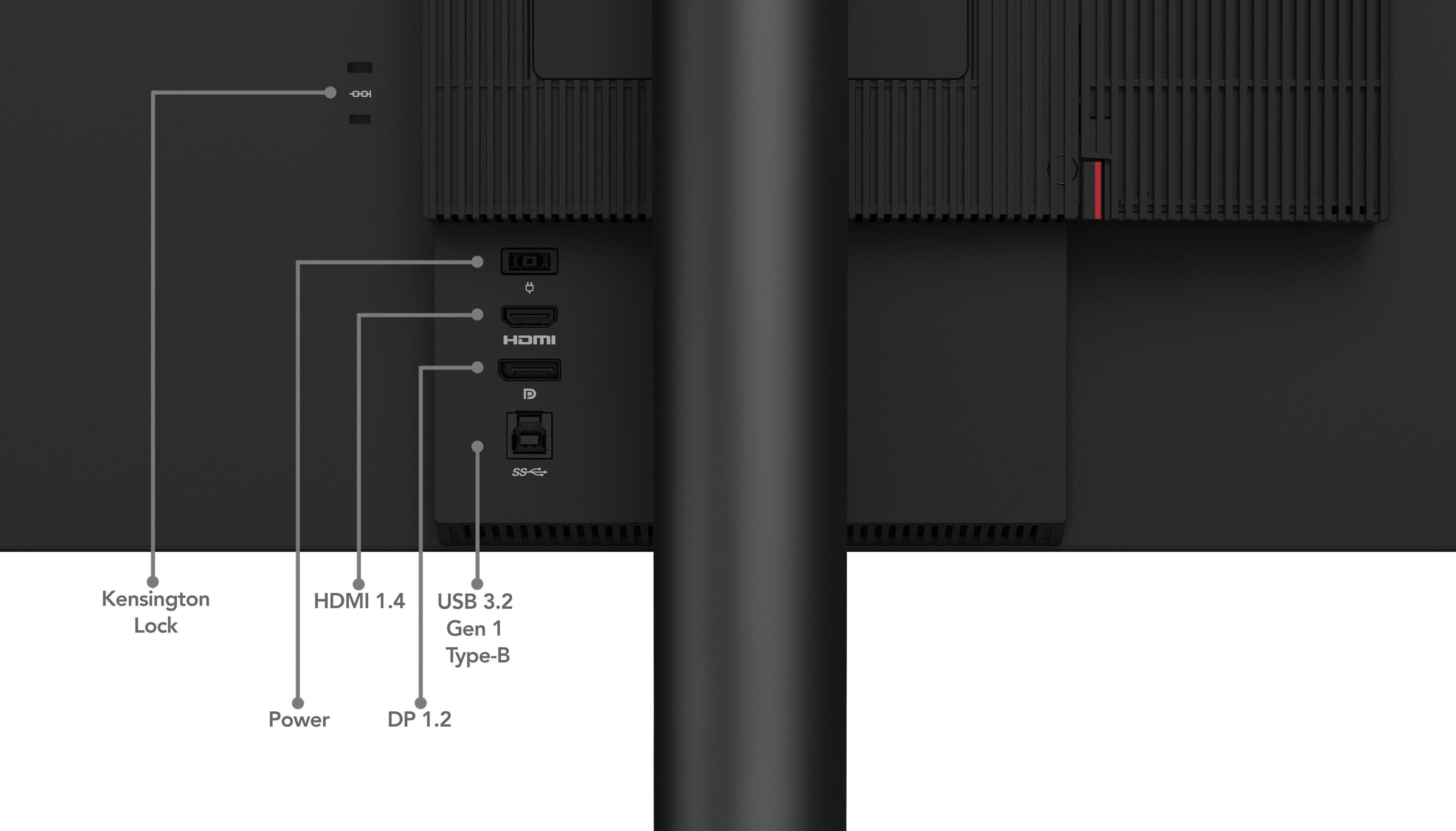 Lenovo ThinkCentre Tiny-in-One 24 Gen 5 Monitor 61 cm (24"), Full HD, IPS, 4ms, HDMI, Displayport