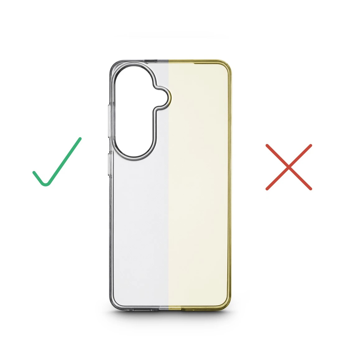 Hama Always Clear, Cover, Samsung, Galaxy S26, 16 cm (6.3"), Transparent