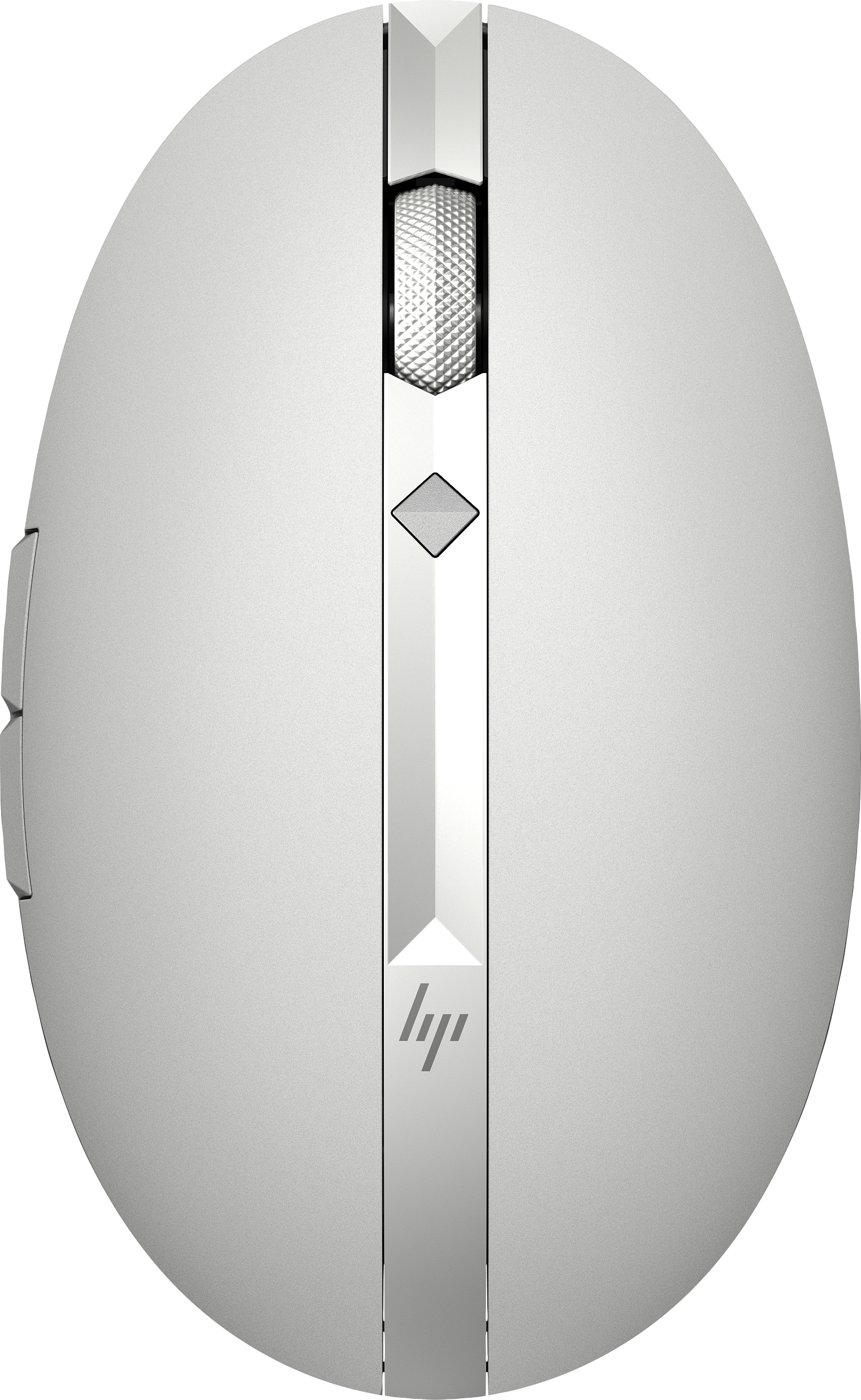 HP Spectre wiederaufladbare Maus 700 (Turbo Silver), Beidhändig, Laser, RF Wireless + Bluetooth, 160