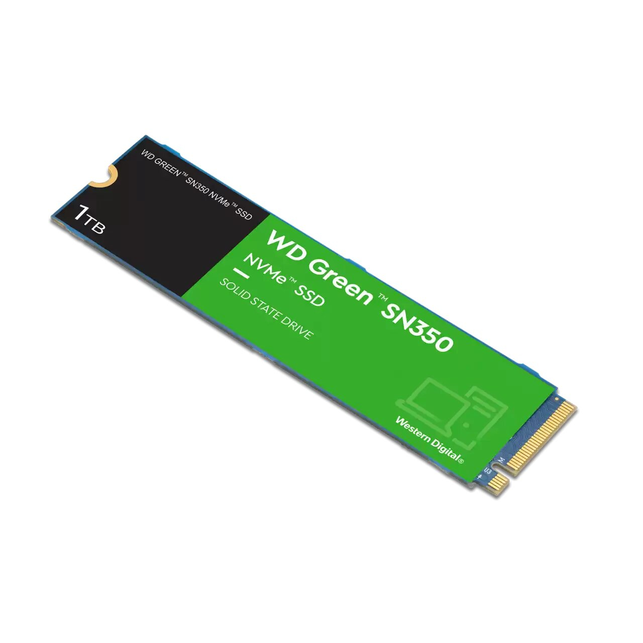 Western Digital WD Green SN350 NVMe SSD 1TB, M.2 2280 / M-Key / PCIe 3.0 x4