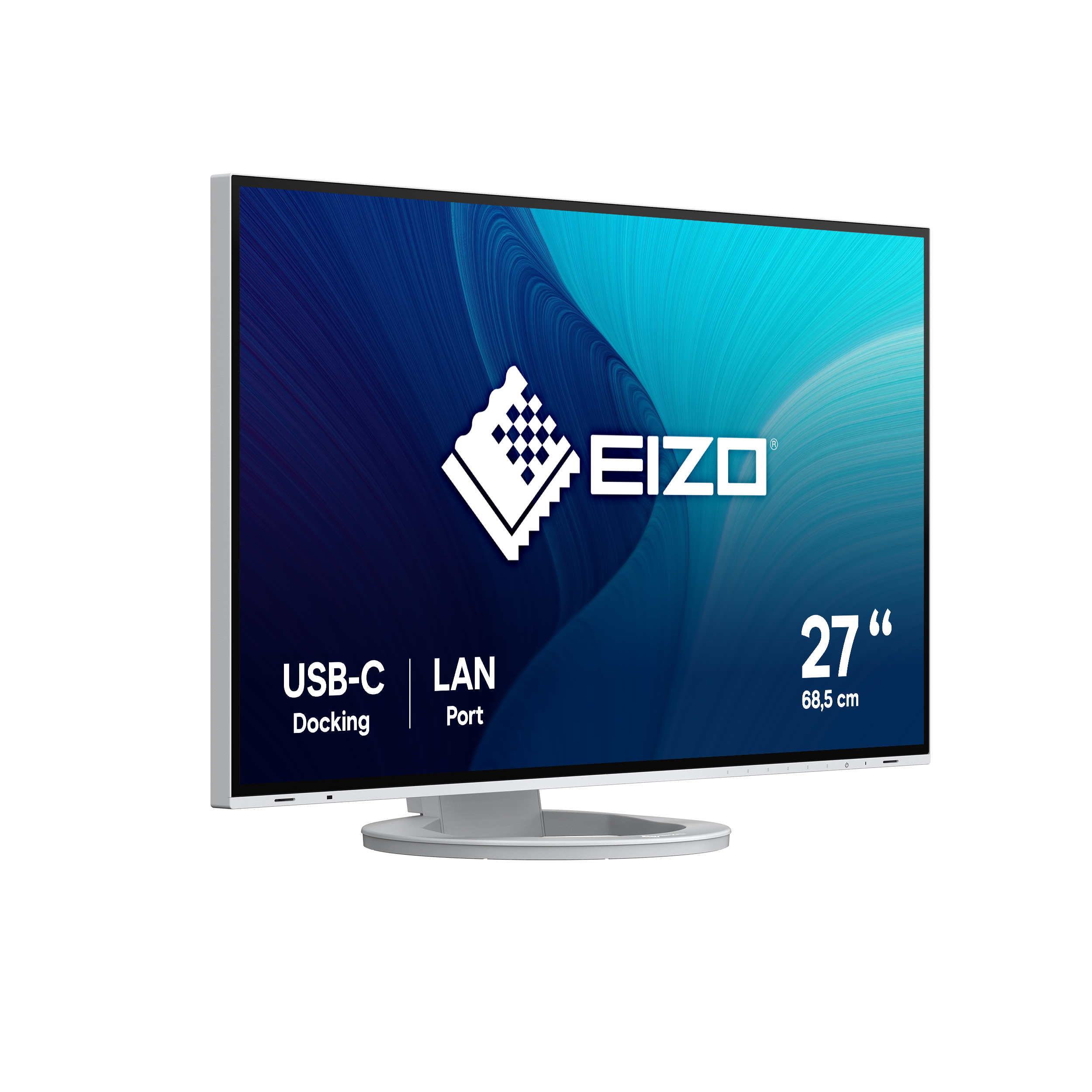 EIZO FlexScan EV2795-WT Monitor 68.6cm (27") WQHD, IPS, 5ms, HDMI, Displayport, USB-C