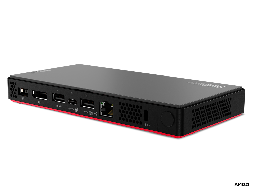 Lenovo ThinkCentre M75n 11G4 - Thin Client - Nano - 1 x Ryzen 3 Pro 3300U / 2.1 GHz - RAM 8 GB - SSD